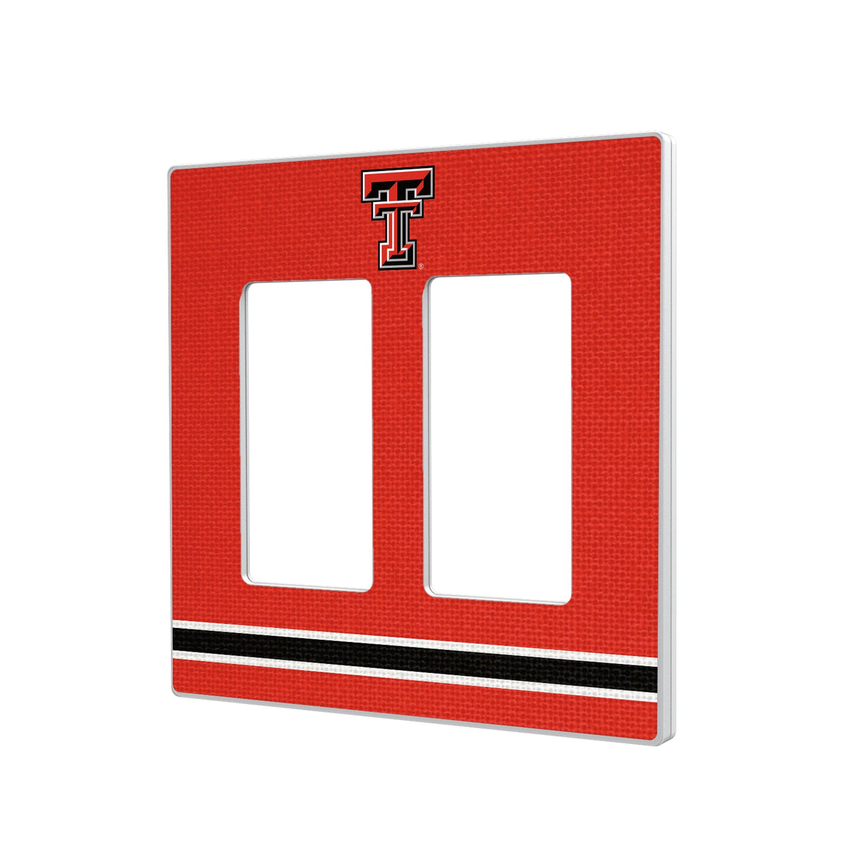 Texas Tech Red Raiders Stripe Hidden-Screw Light Switch Plate 4