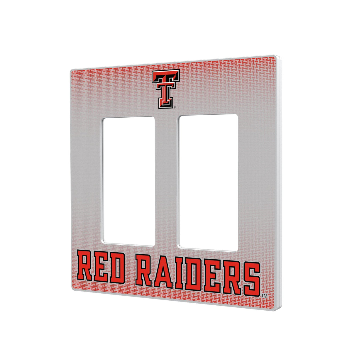 Texas Tech Red Raiders Linen Hidden-Screw Light Switch Plate 4