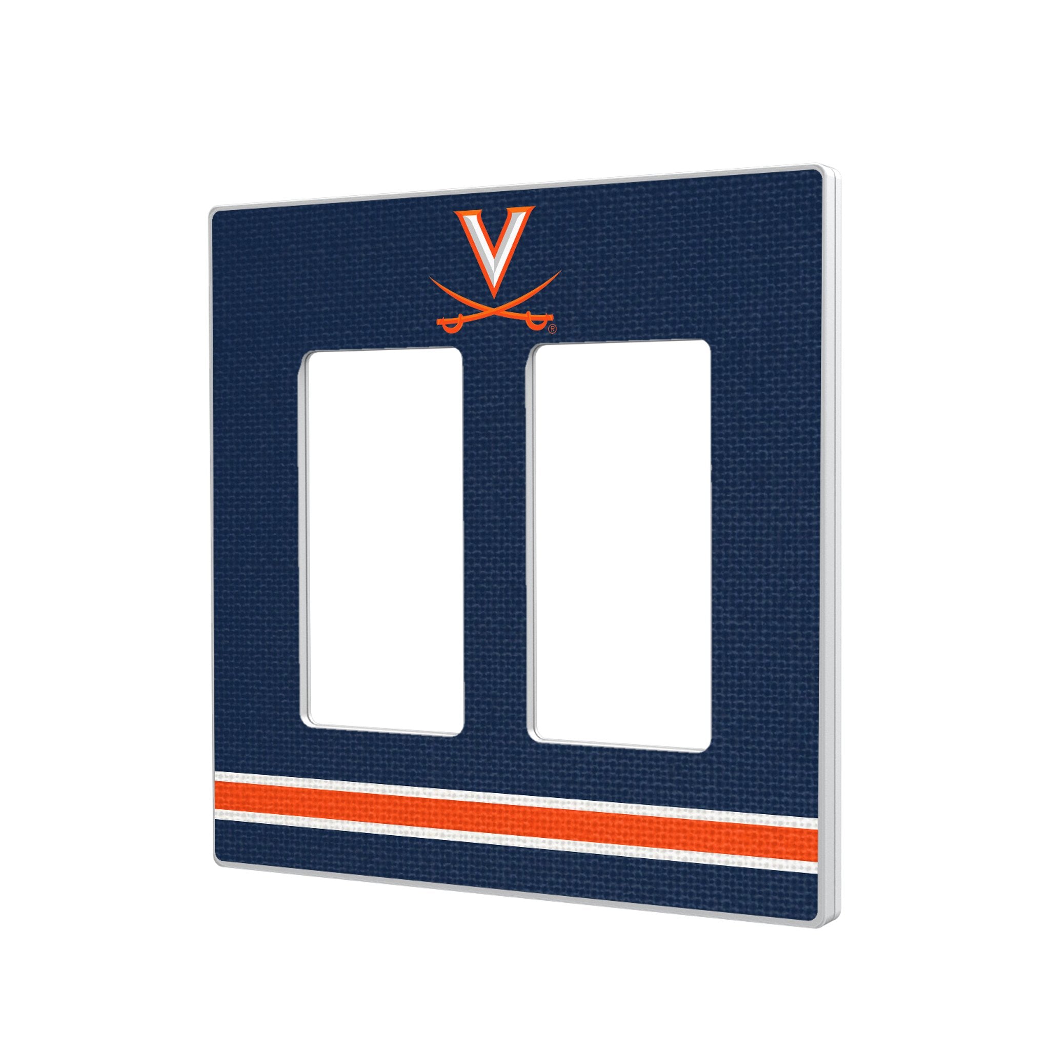 University of Virginia Cavaliers Stripe Hidden-Screw Light Switch Plate 4