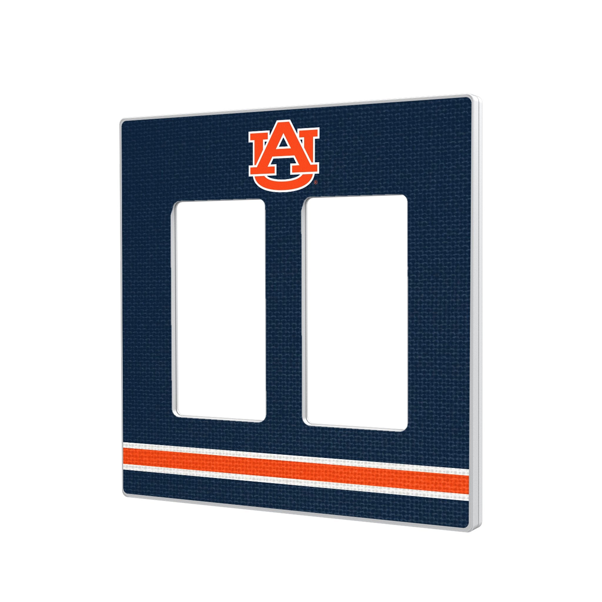 University of Auburn Tigers Stripe Hidden-Screw Light Switch Plate 4