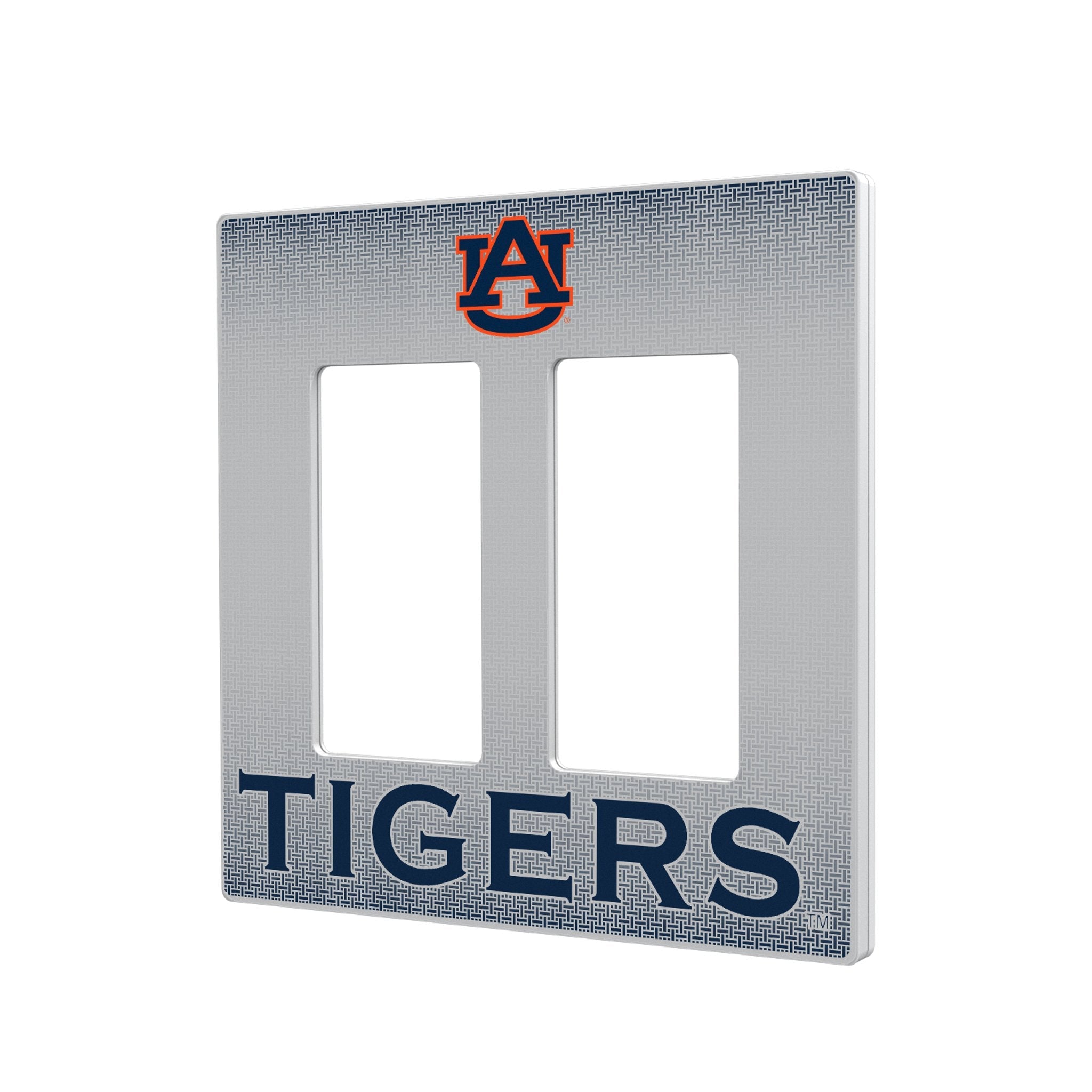 University of Auburn Tigers Linen Hidden-Screw Light Switch Plate 4