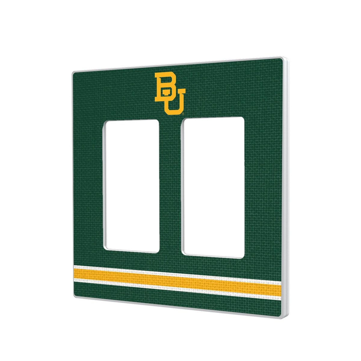 Baylor University Bears Stripe Hidden-Screw Light Switch Plate 4