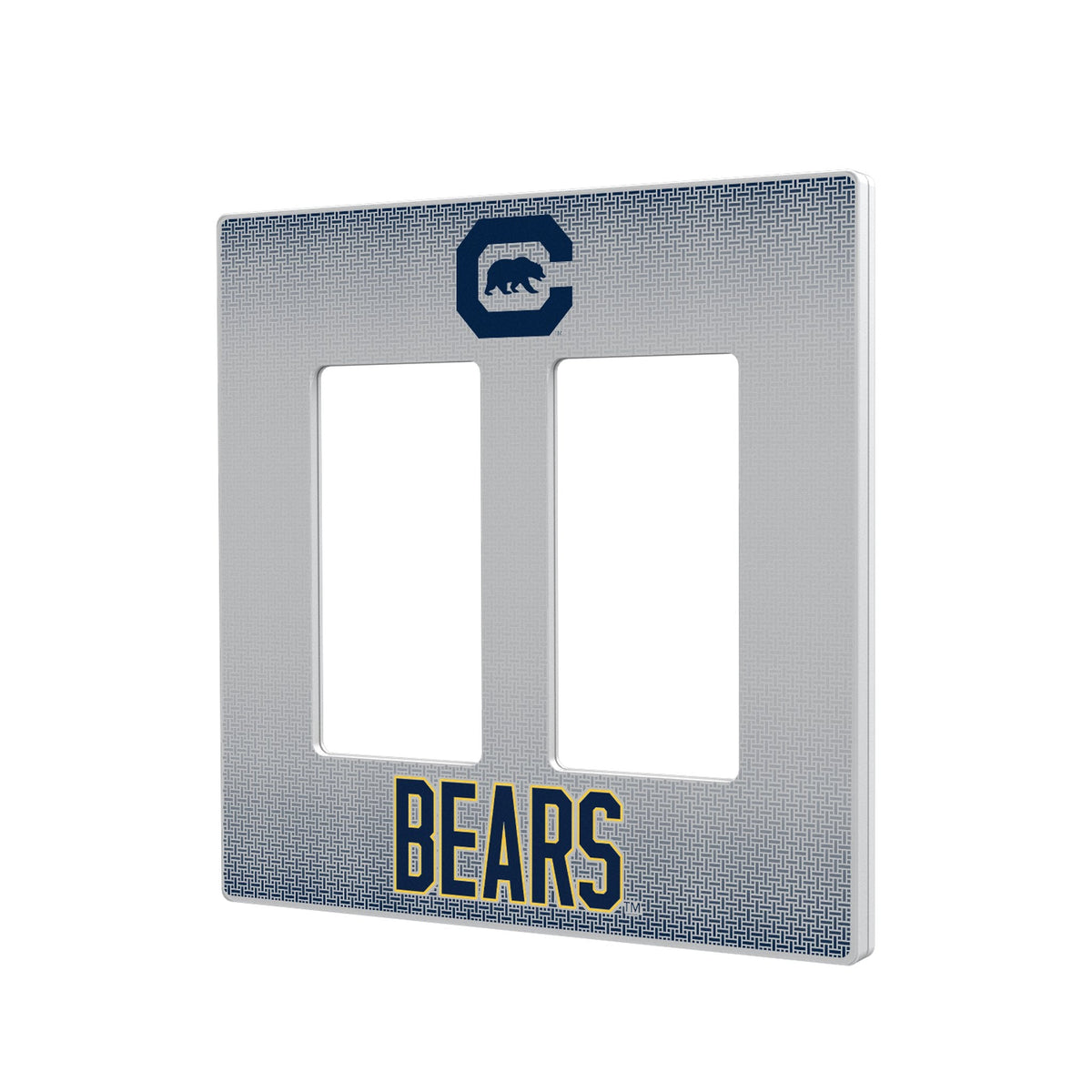 University of California Berkeley Golden Bears Linen Hidden-Screw Light Switch Plate 4
