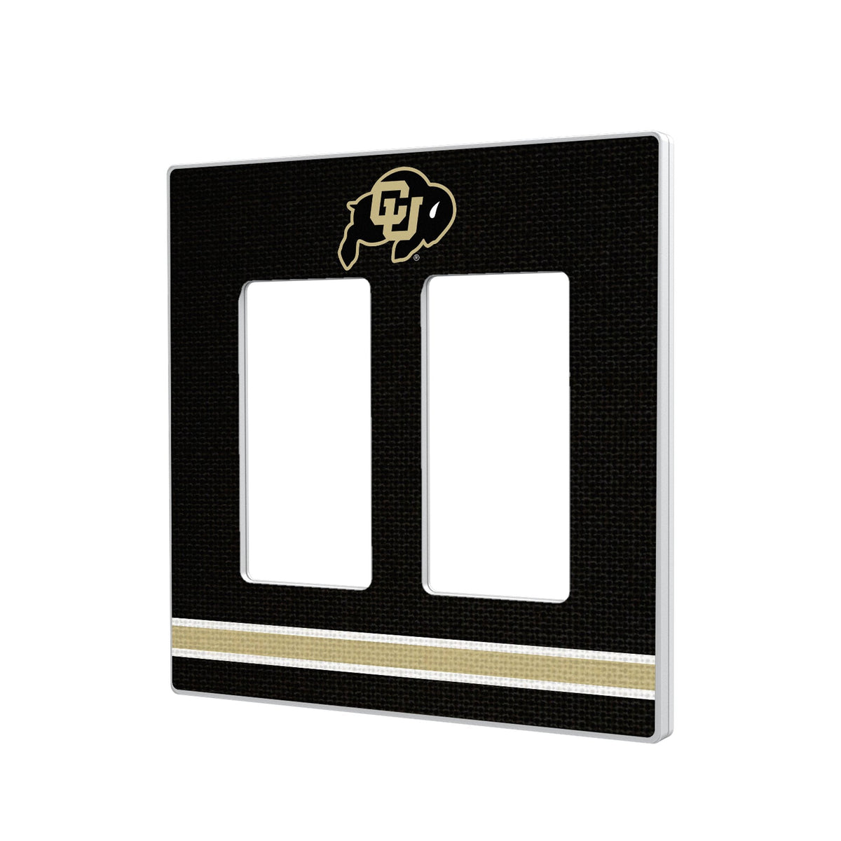 University of Colorado Buffaloes Stripe Hidden-Screw Light Switch Plate 4