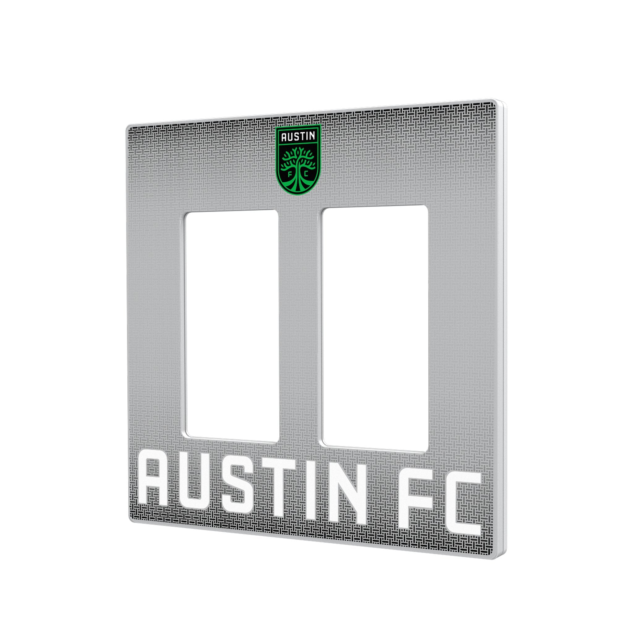 Austin FC Linen Hidden-Screw Light Switch Plate 4