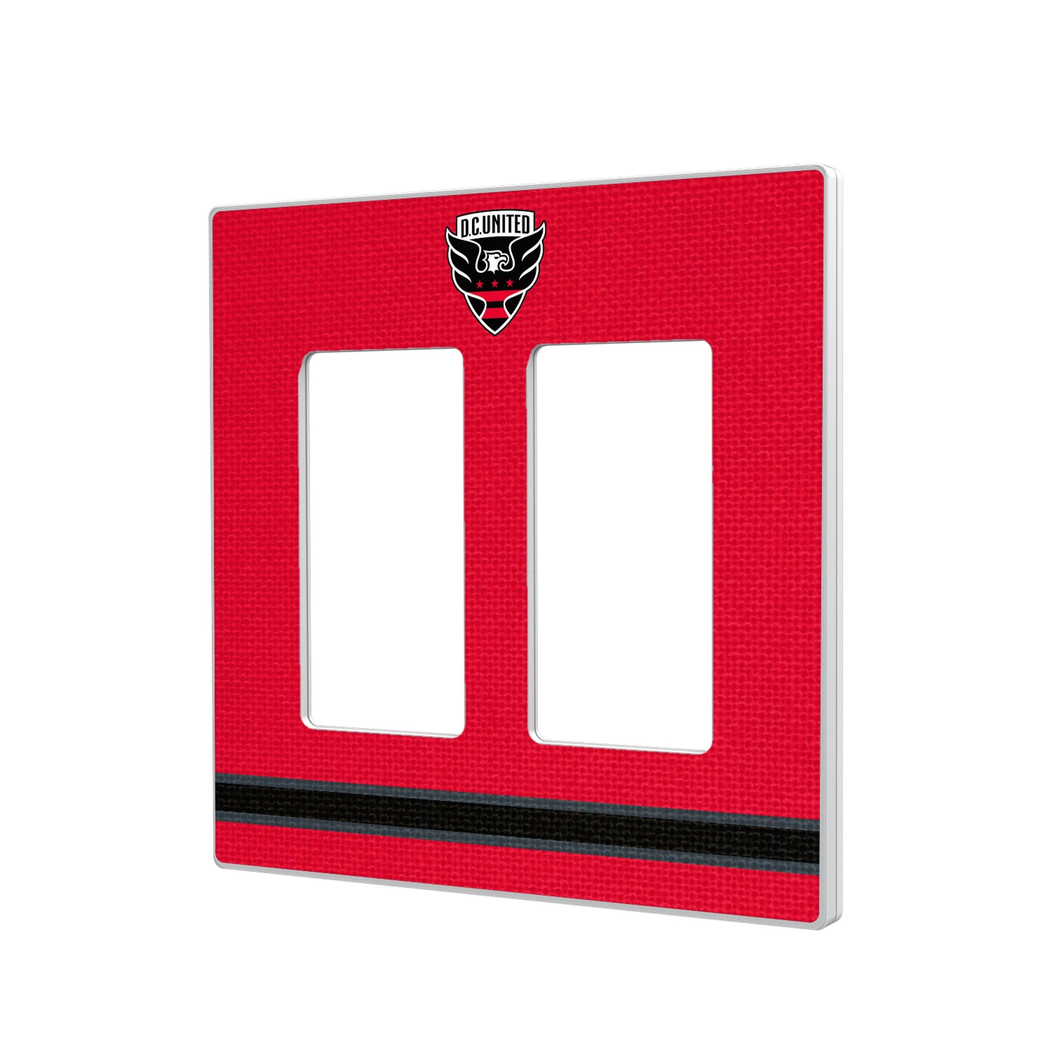 DC United Stripe Hidden-Screw Light Switch Plate 4