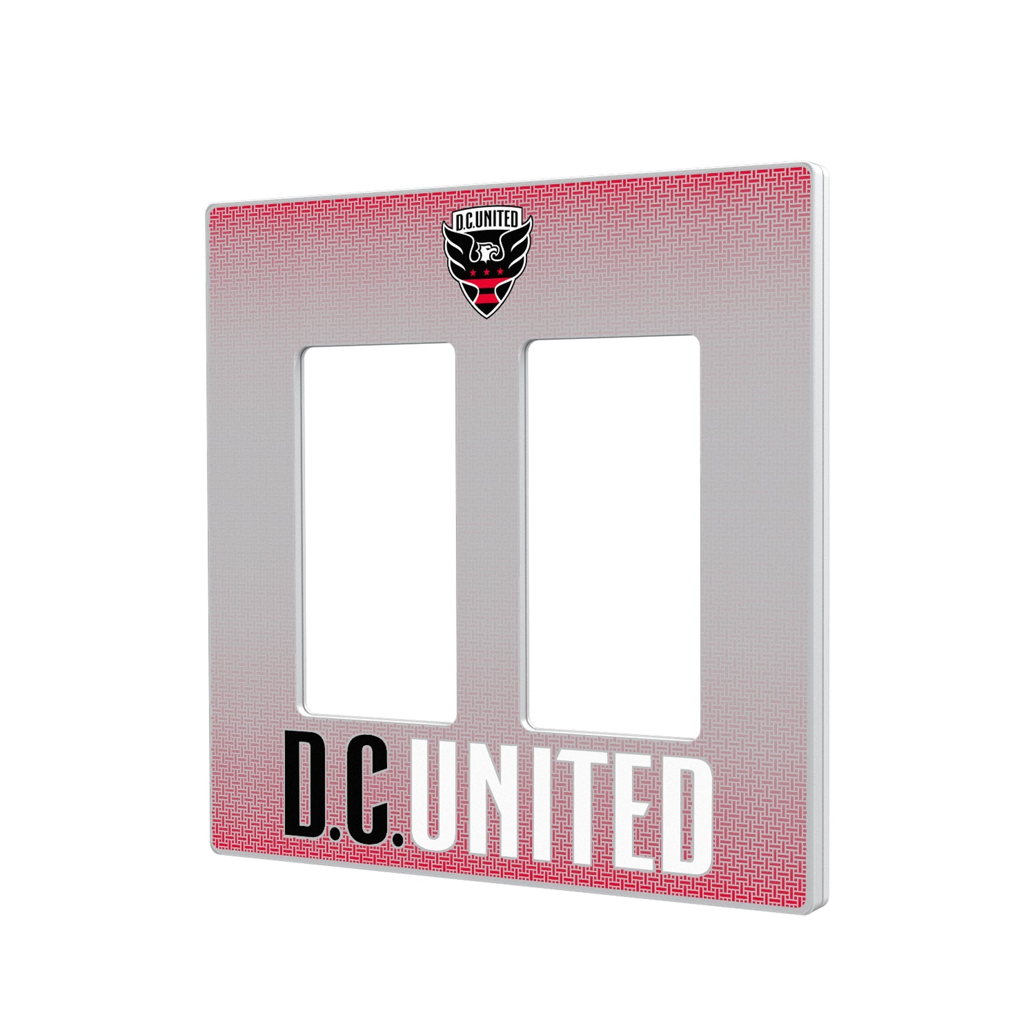 DC United Linen Hidden-Screw Light Switch Plate 4