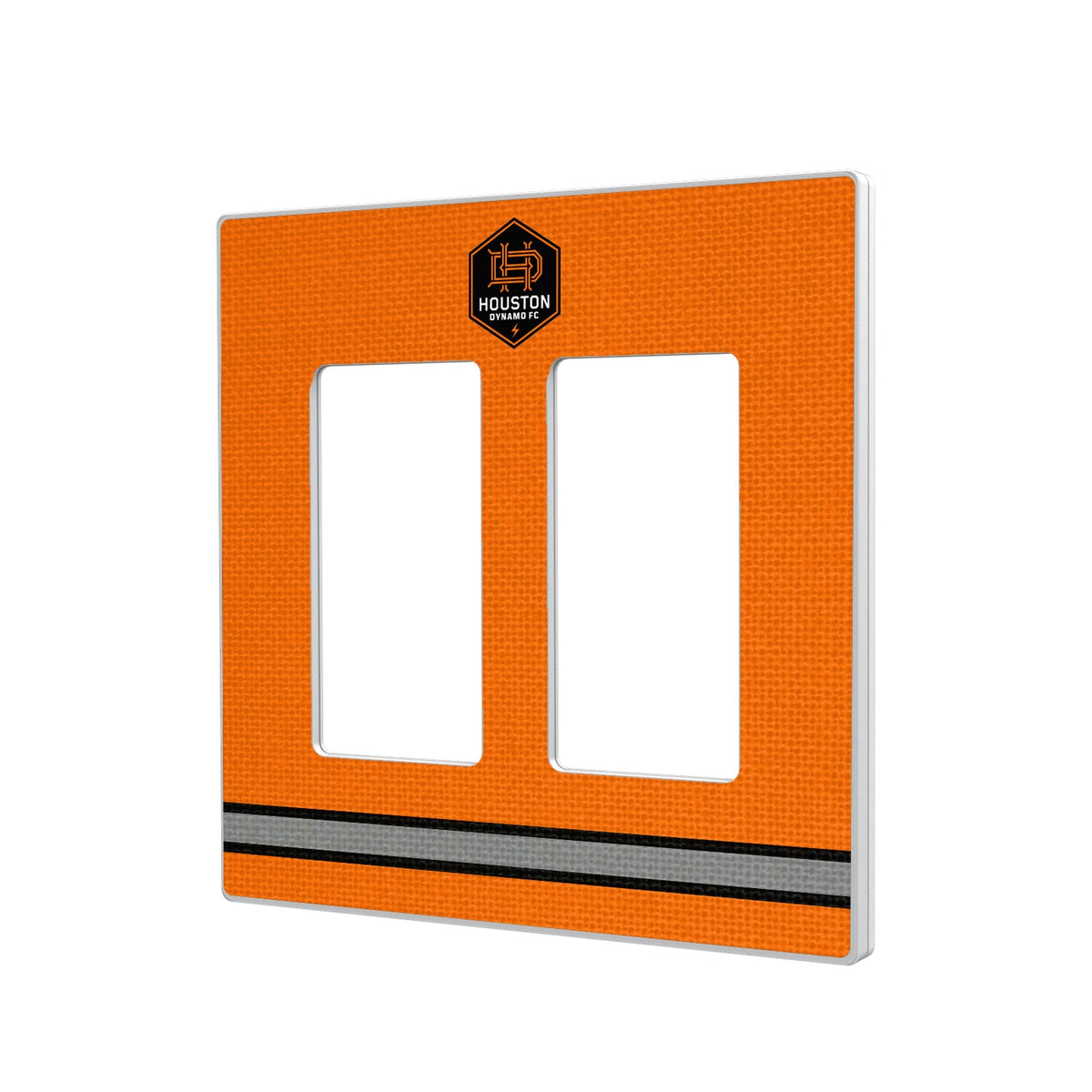Houston Dynamo Stripe Hidden-Screw Light Switch Plate 4