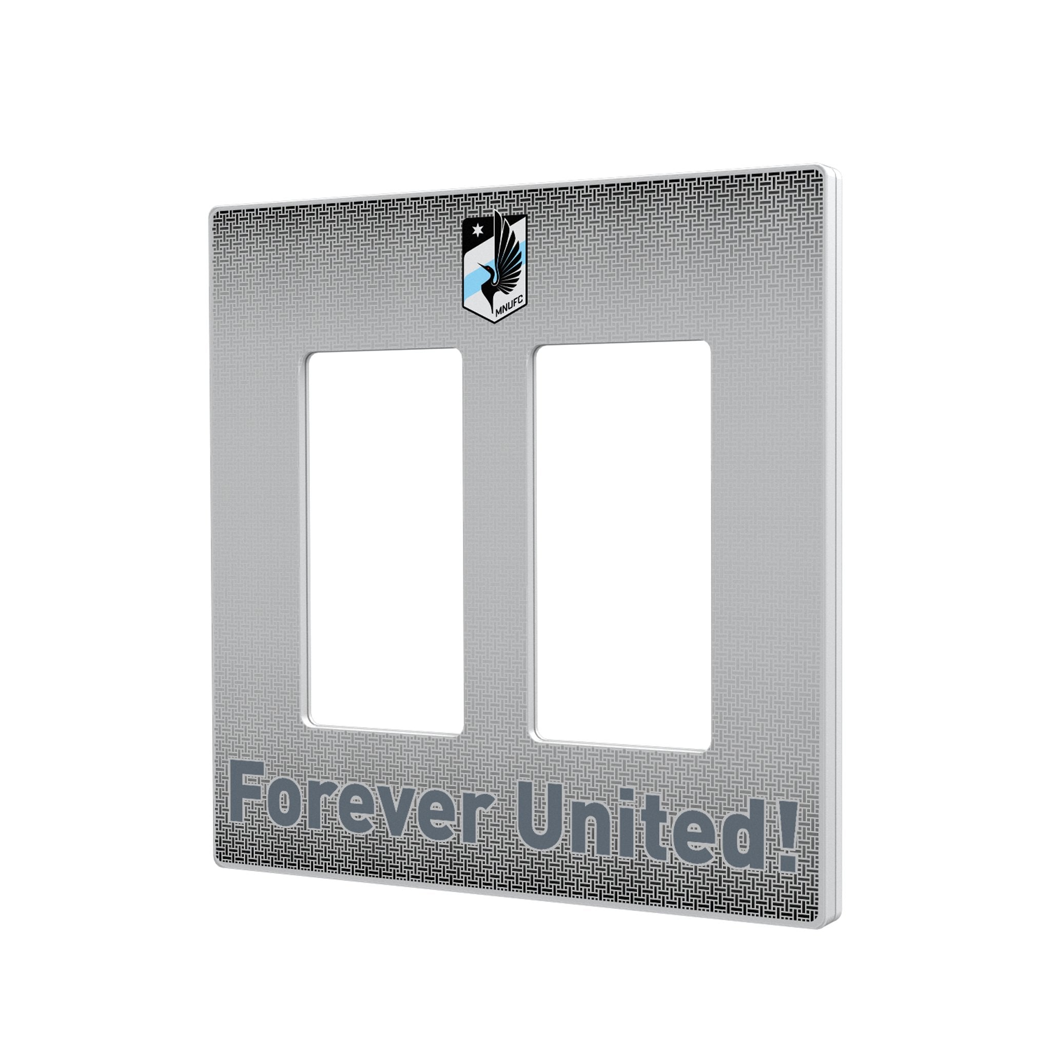 Minnesota United FC Linen Hidden-Screw Light Switch Plate 4