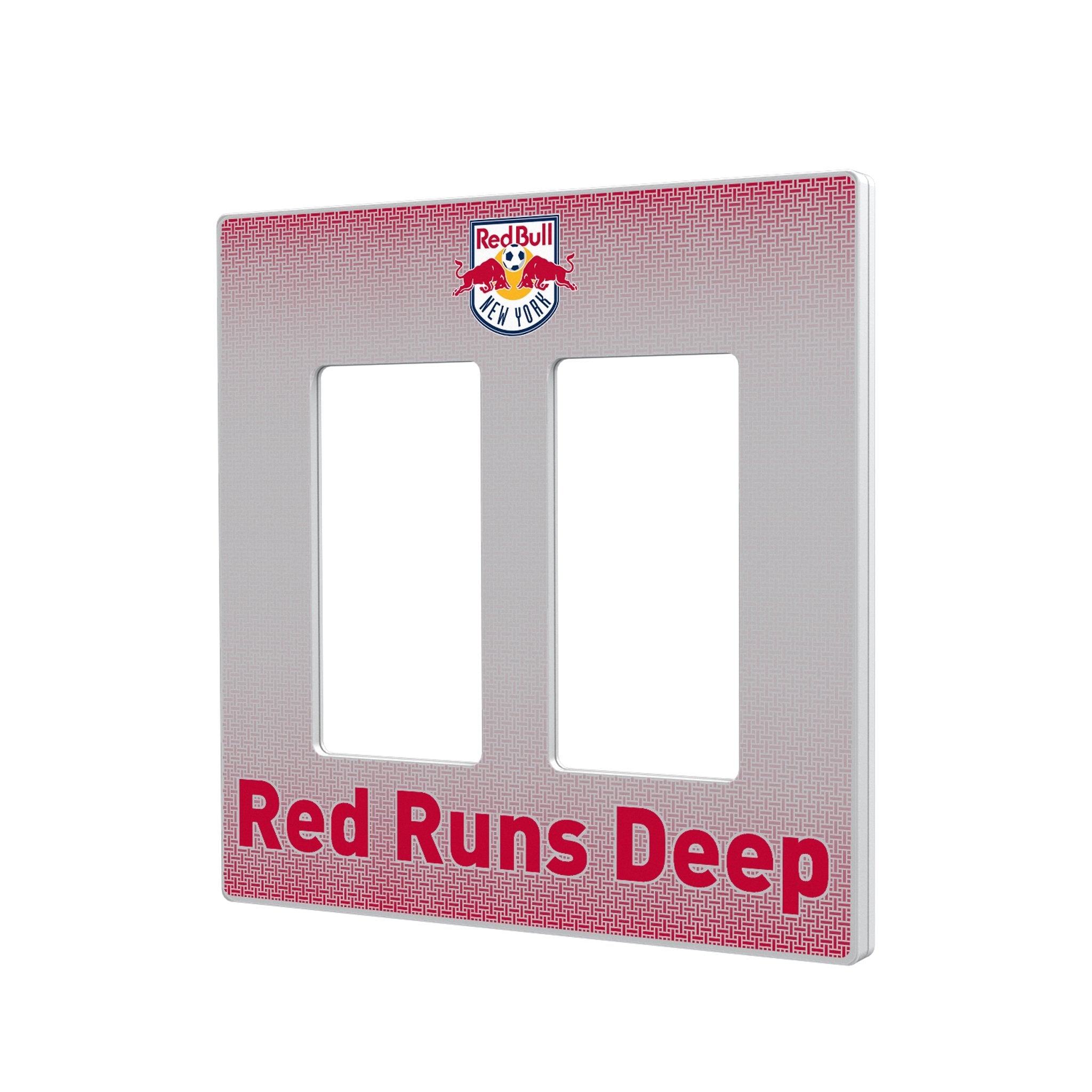 New York Red Bulls Linen Hidden-Screw Light Switch Plate 4
