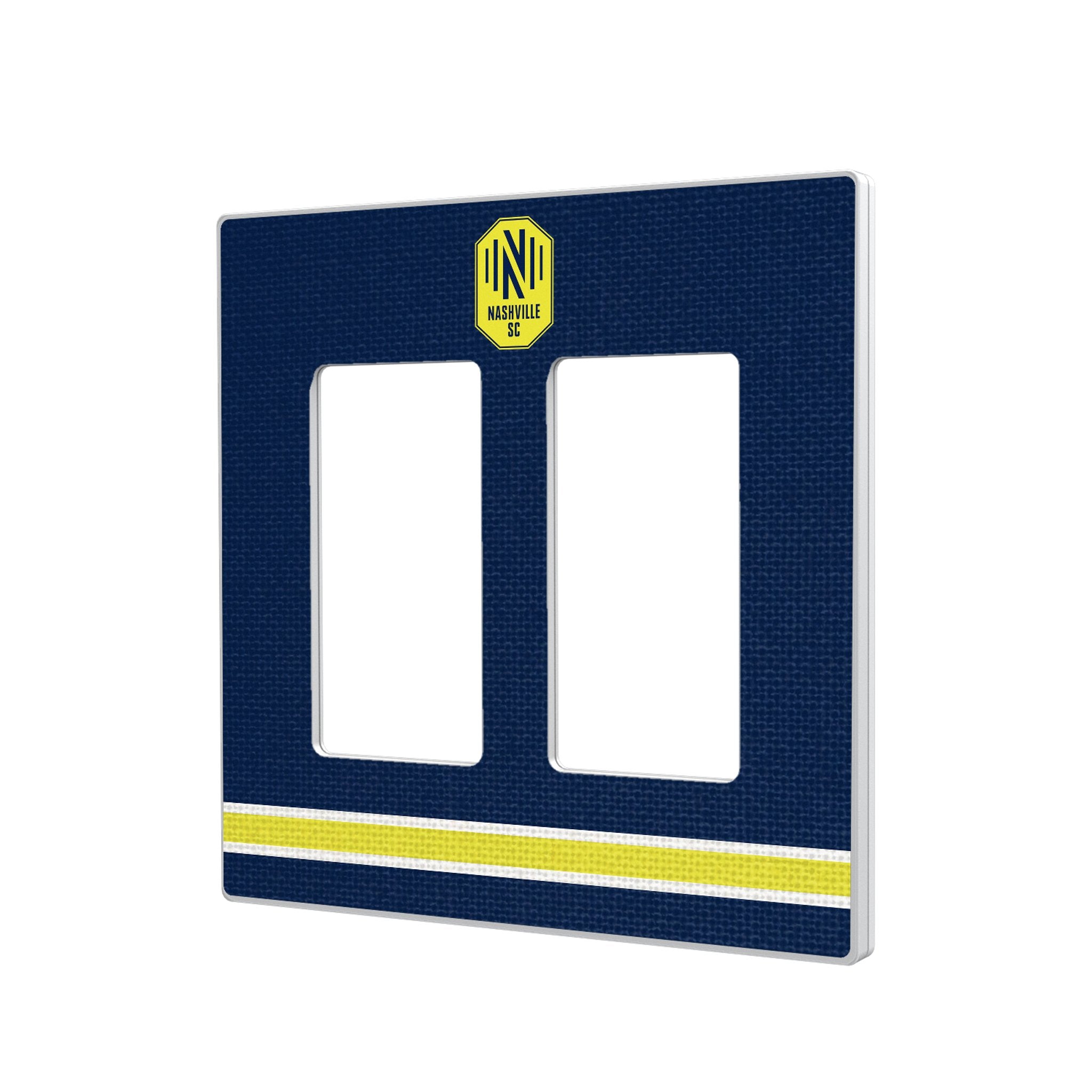 Nashville SC Stripe Hidden-Screw Light Switch Plate 4