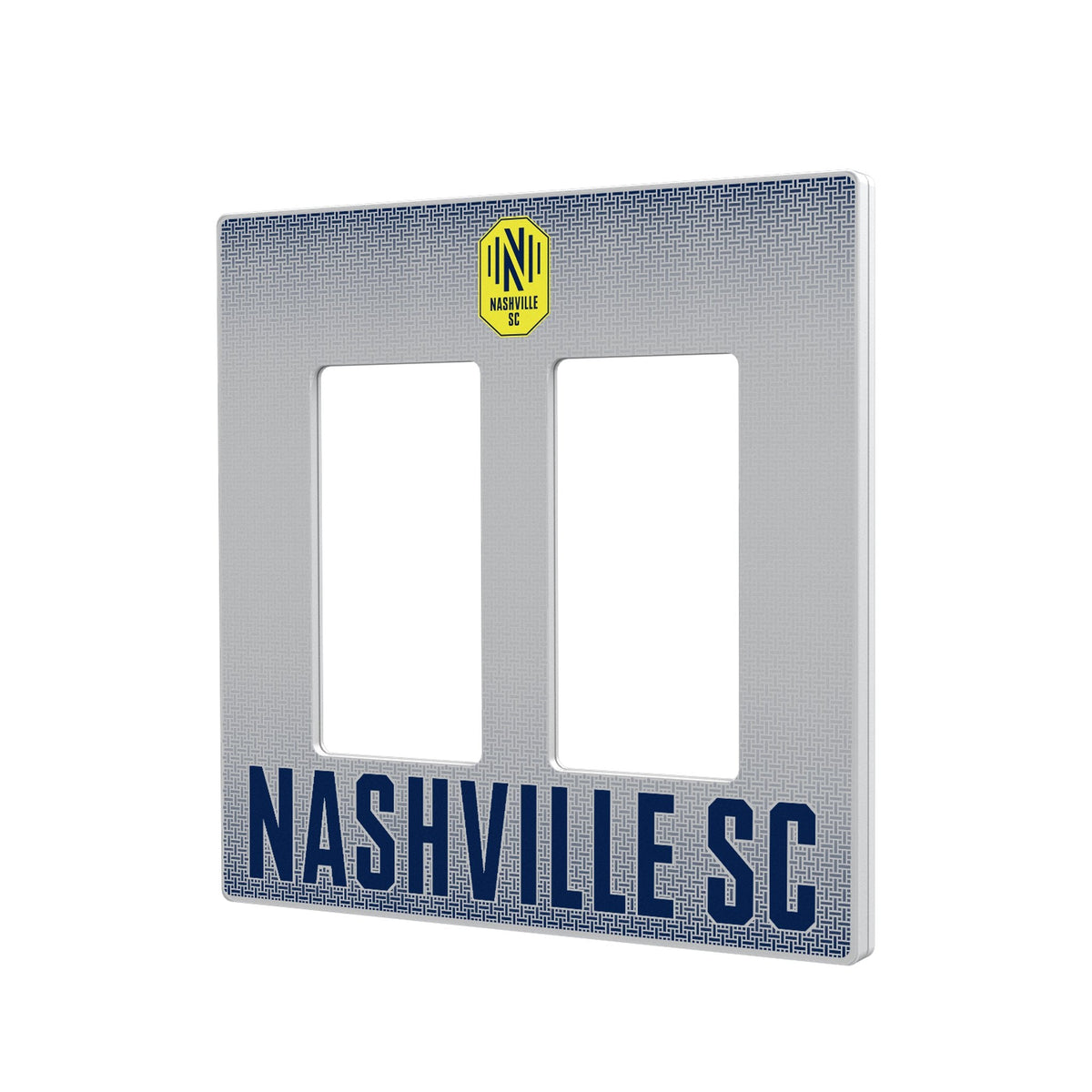 Nashville SC Linen Hidden-Screw Light Switch Plate 4