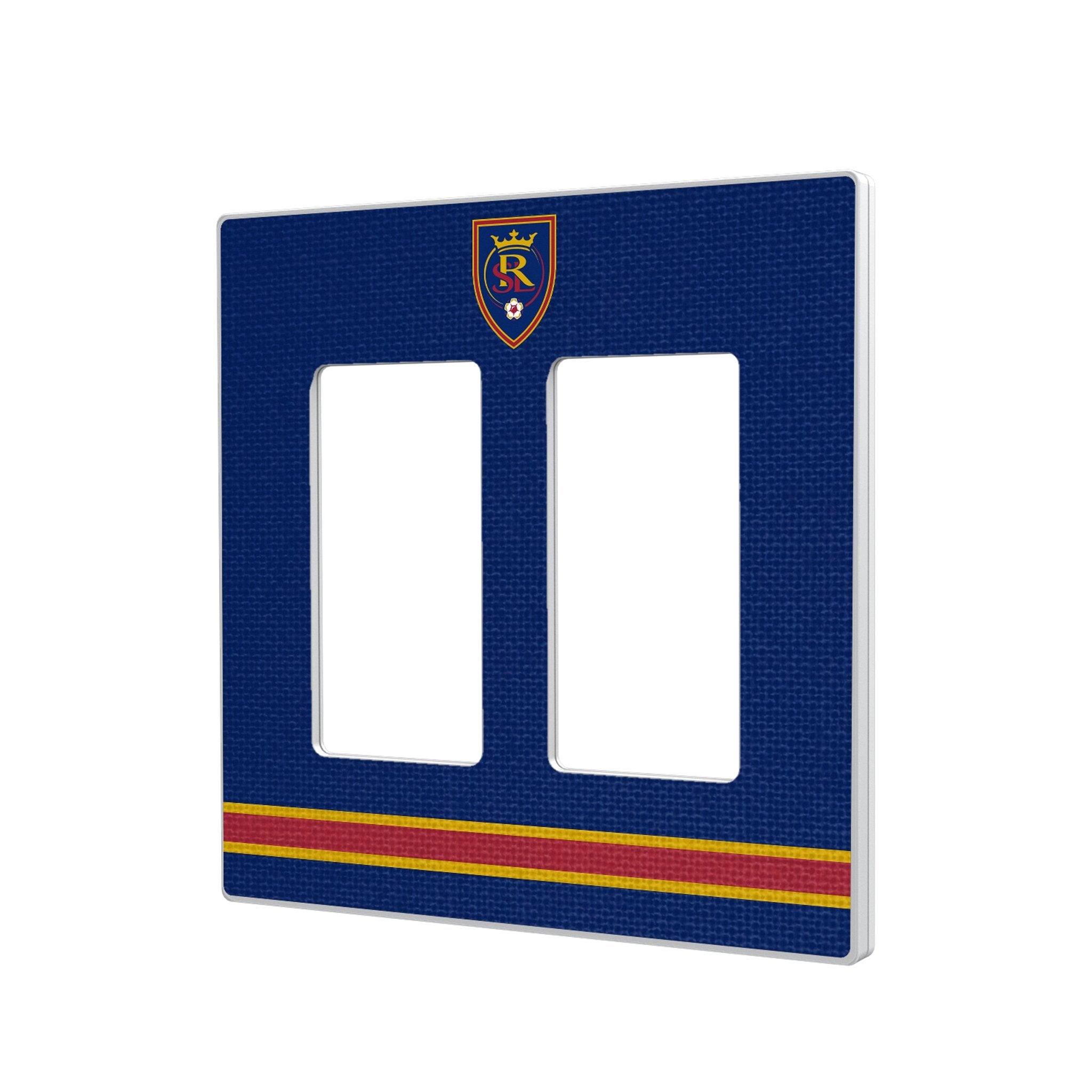 Real Salt Lake Stripe Hidden-Screw Light Switch Plate 4