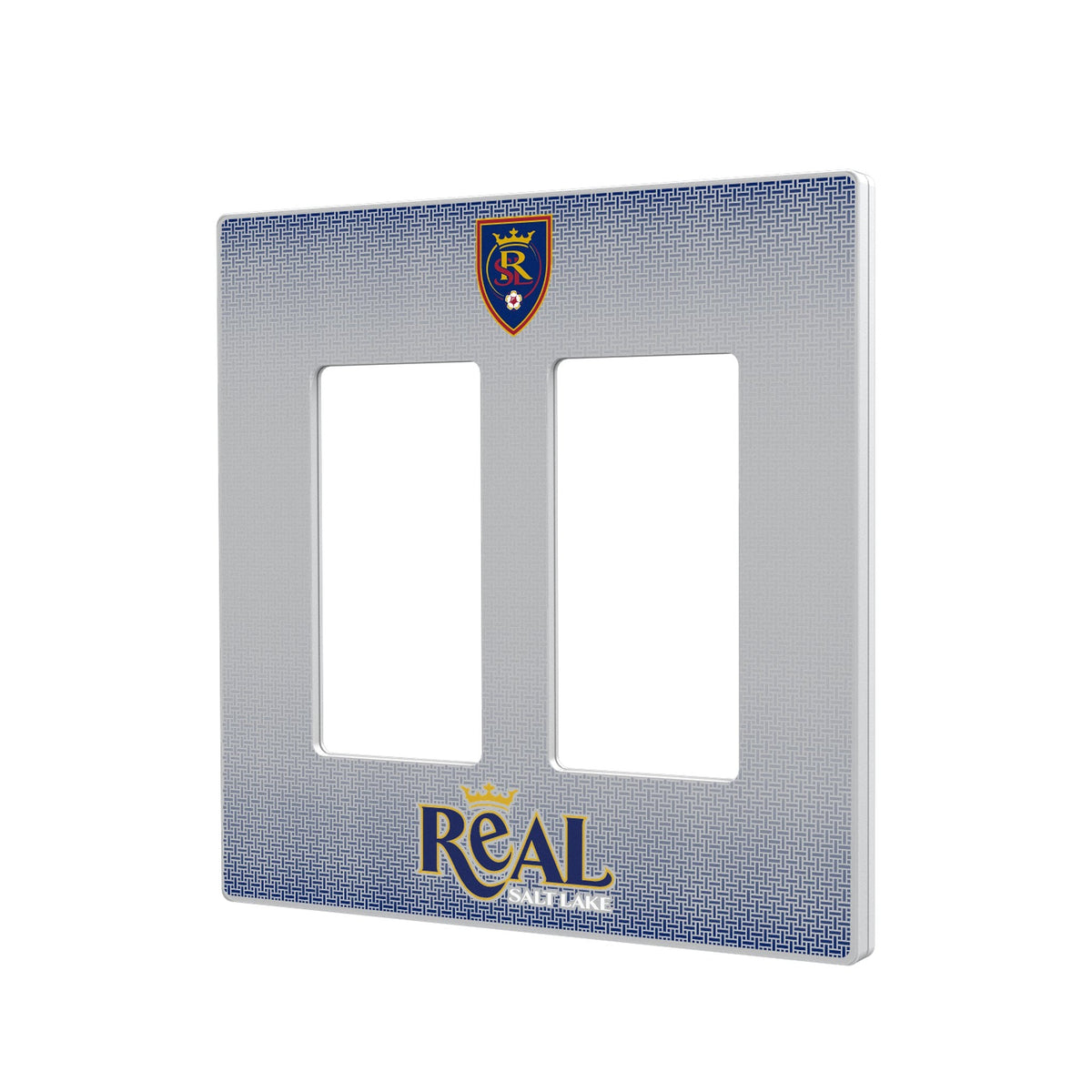 Real Salt Lake Linen Hidden-Screw Light Switch Plate 4