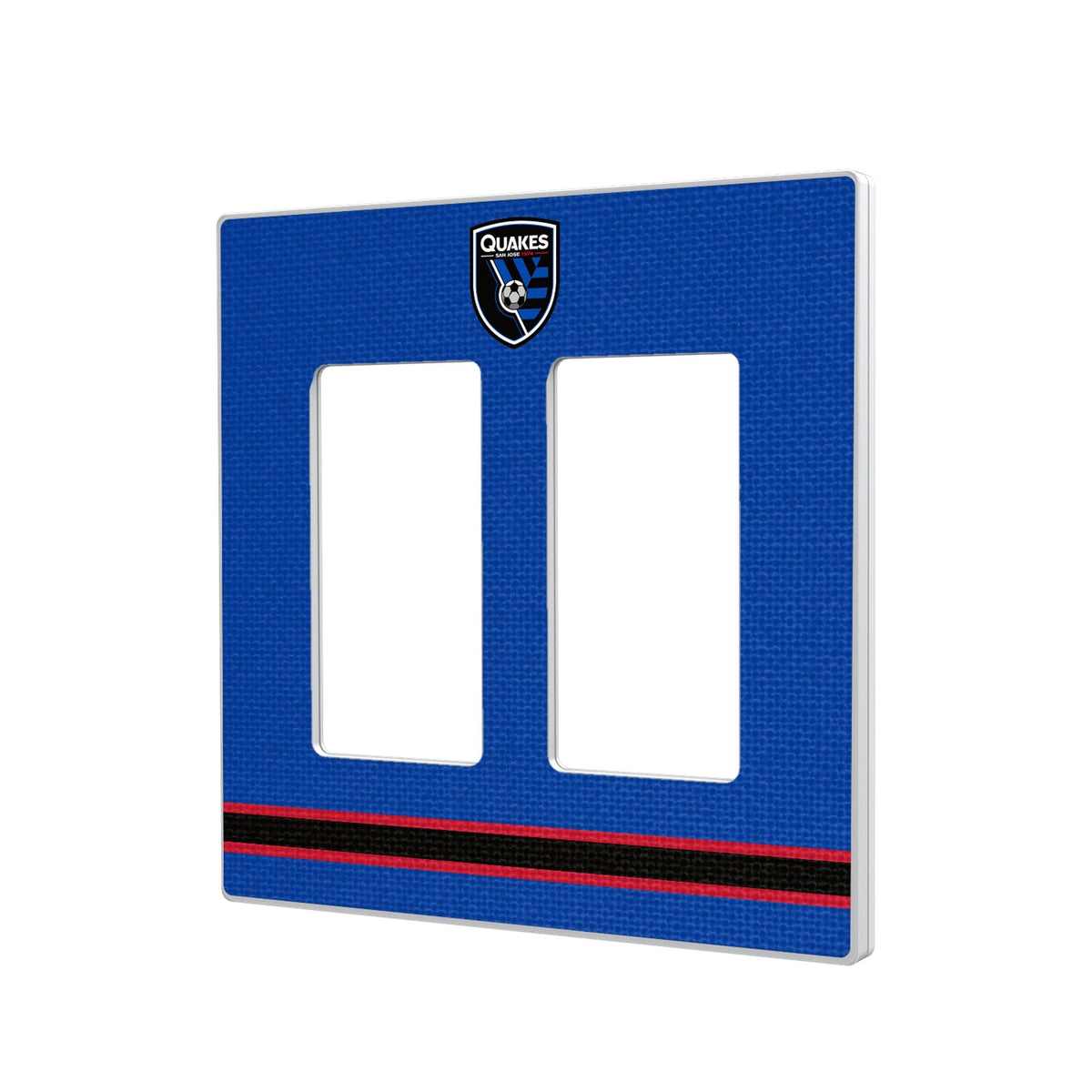 San Jose Earthquakes Stripe Hidden-Screw Light Switch Plate 4