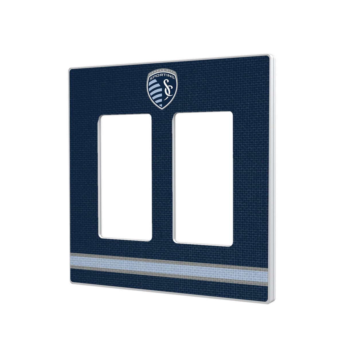 Sporting Kansas City Stripe Hidden-Screw Light Switch Plate 4