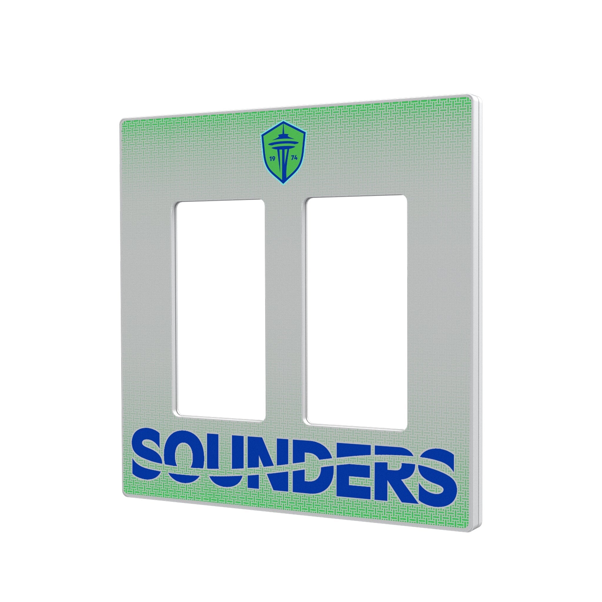Seattle Sounders FC Linen Hidden-Screw Light Switch Plate 4