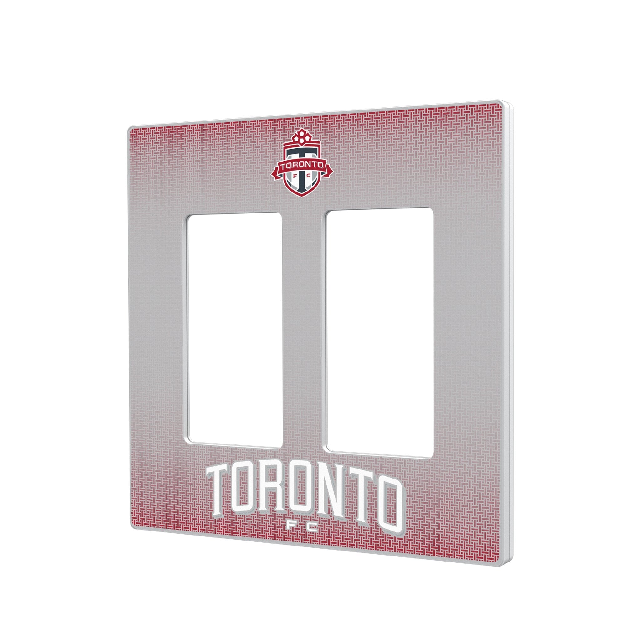 Toronto FC Linen Hidden-Screw Light Switch Plate 4