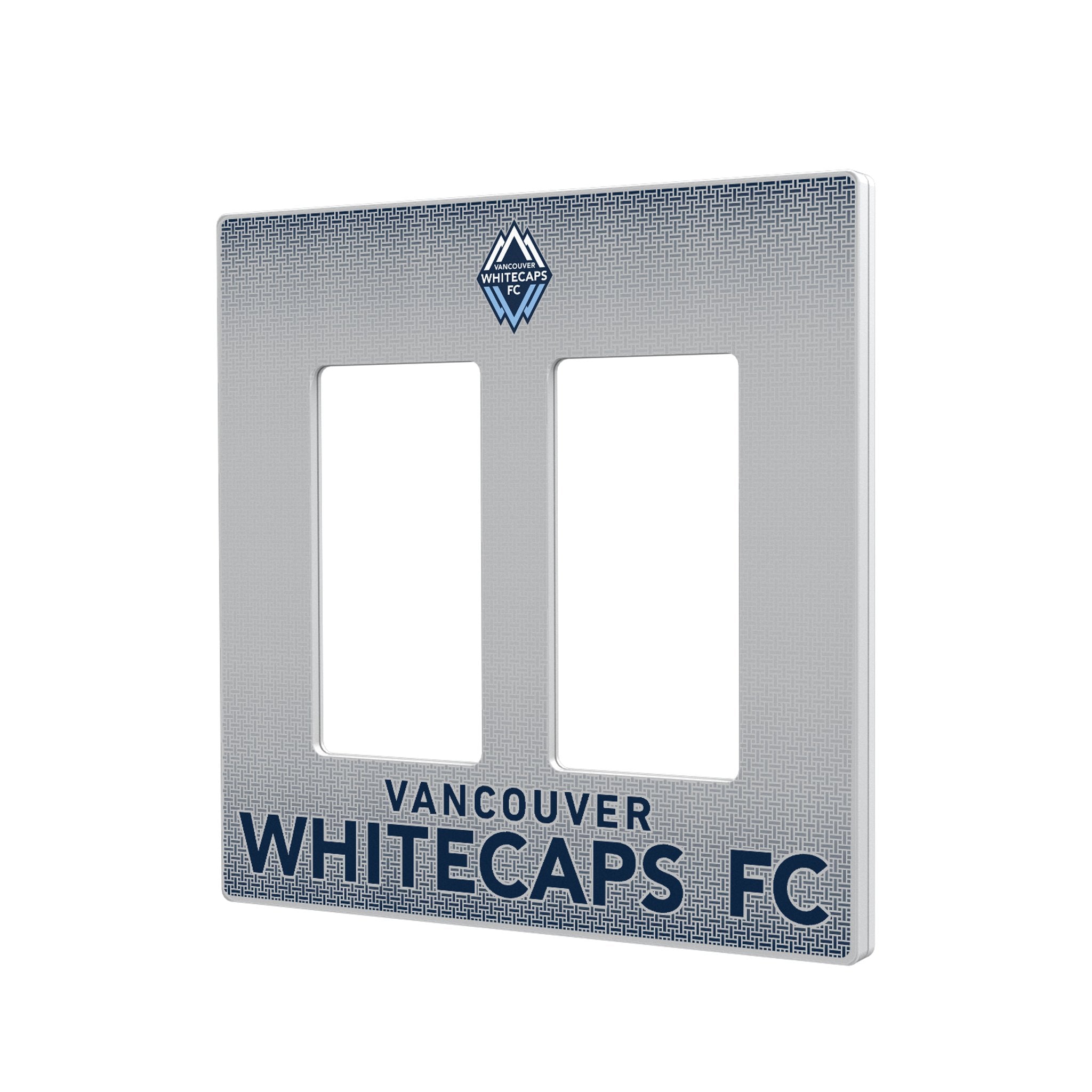 Vancouver Whitecaps Linen Hidden-Screw Light Switch Plate 4