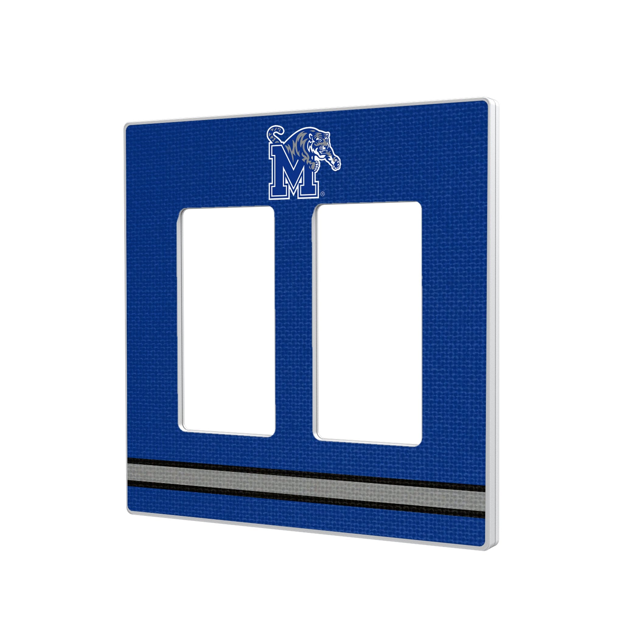 University of Memphis Tigers Stripe Hidden-Screw Light Switch Plate 4