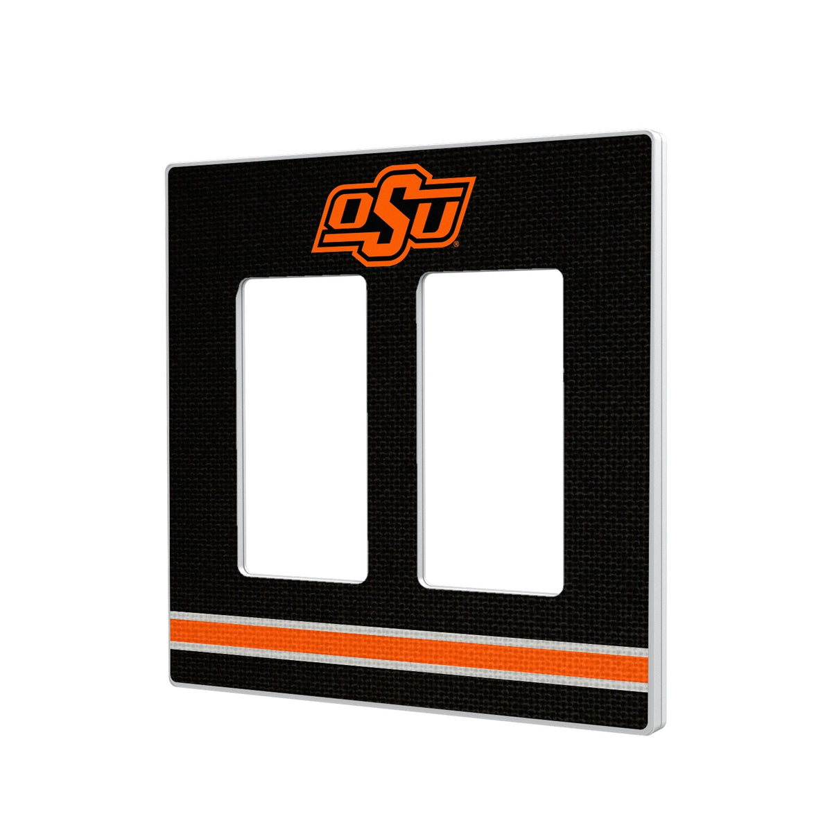 Oklahoma State University Cowboys Stripe Hidden-Screw Light Switch Plate 4