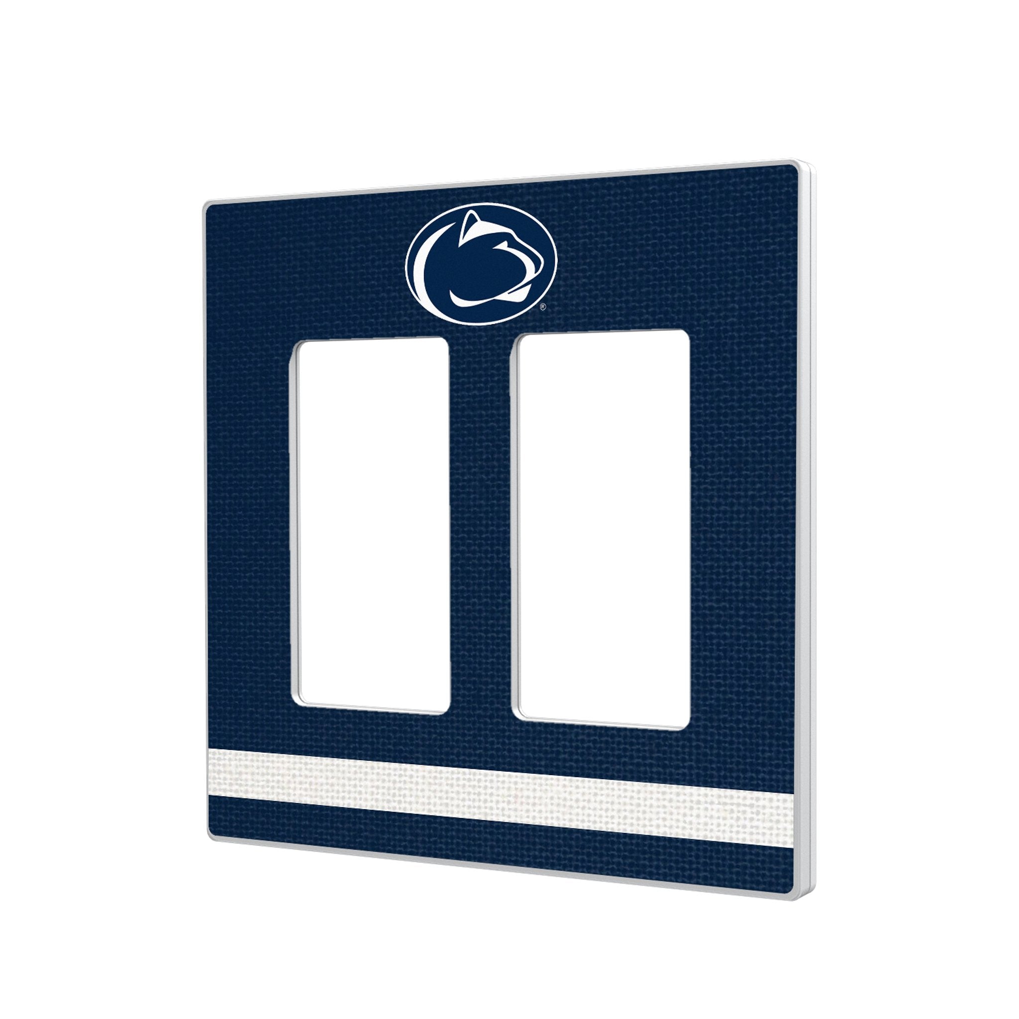Pennsylvania State University Nittany Lions Stripe Hidden-Screw Light Switch Plate 4