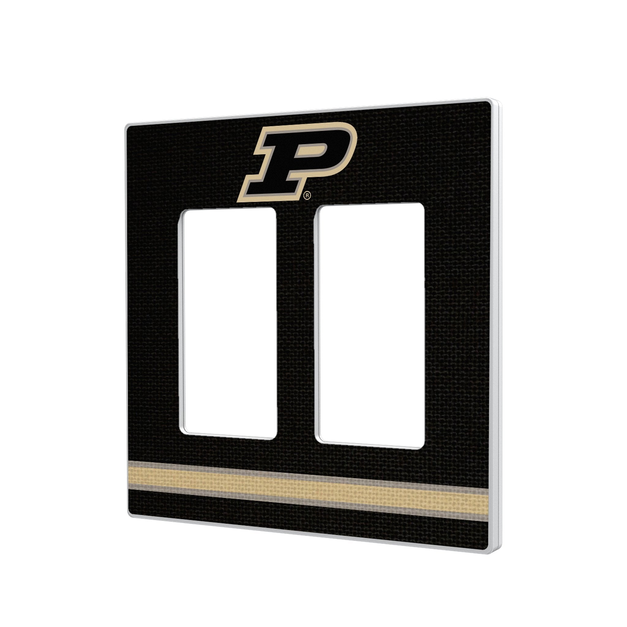 Purdue University Boilermakers Stripe Hidden-Screw Light Switch Plate 4