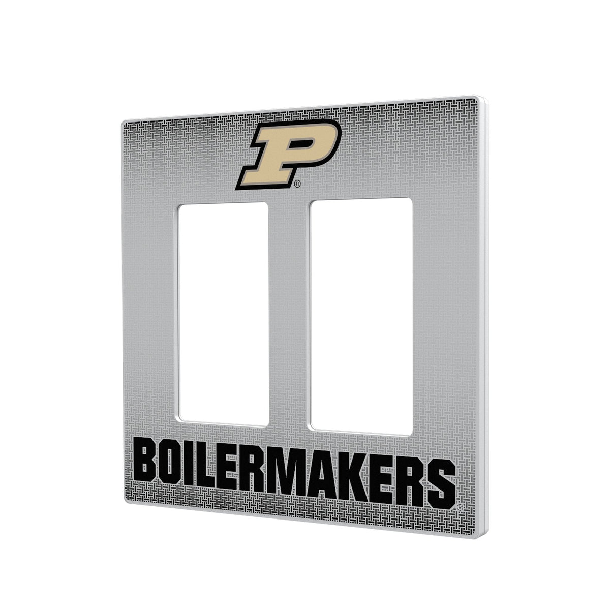 Purdue University Boilermakers Linen Hidden-Screw Light Switch Plate 4