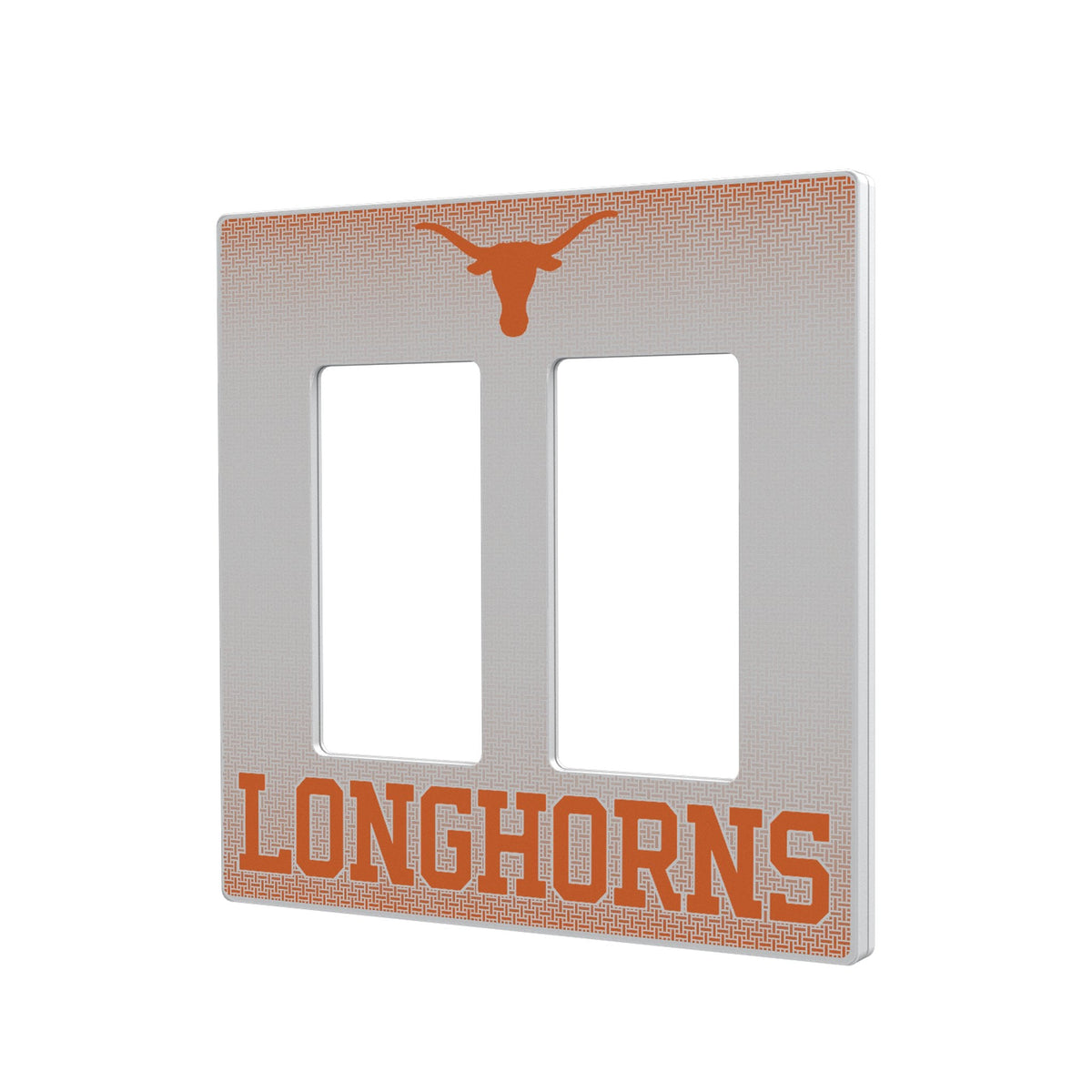 University of Texas Longhorns Linen Hidden-Screw Light Switch Plate 4