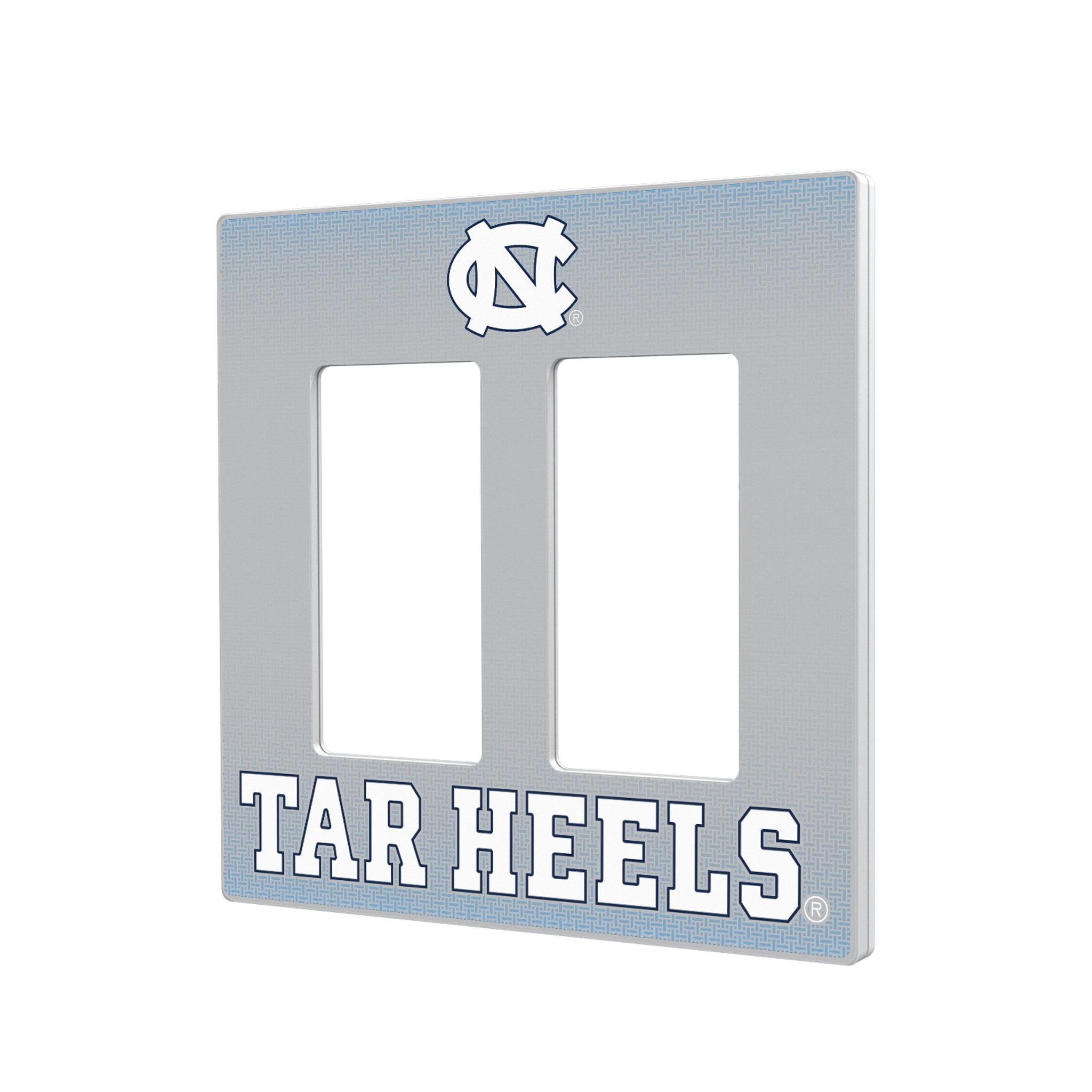 University of North Carolina Tar Heels Linen Hidden-Screw Light Switch Plate 4