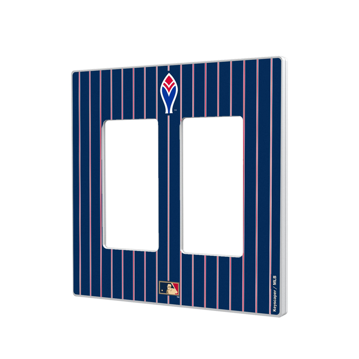 Atlanta Braves 1972-1975 - Cooperstown Collection Pinstripe Hidden-Screw Light Switch Plate 4