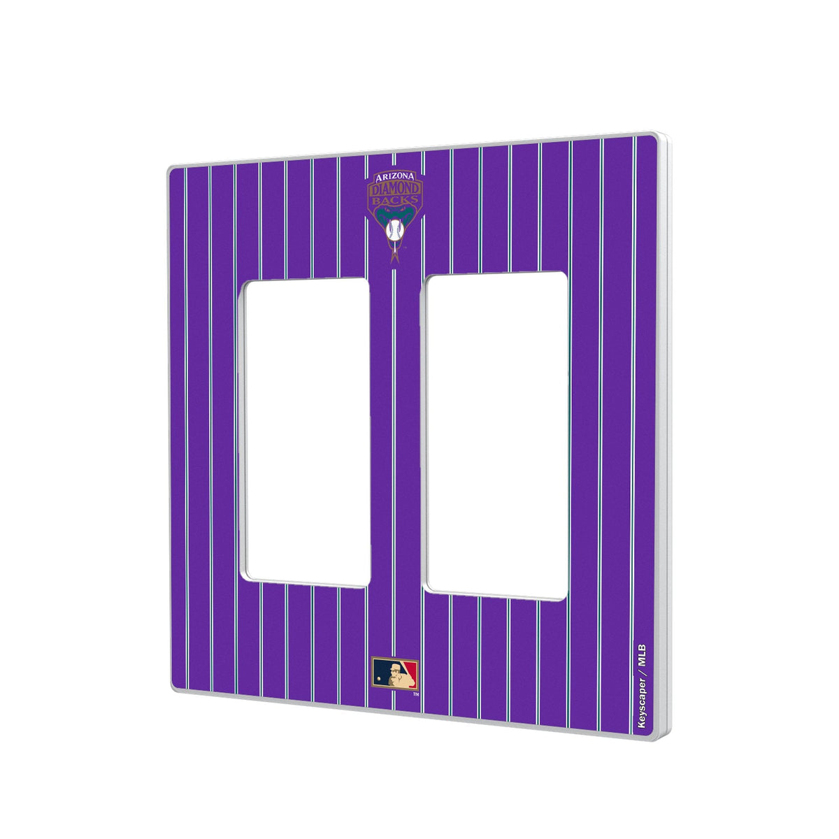 Arizona Diamondbacks 1999-2006 - Cooperstown Collection Pinstripe Hidden-Screw Light Switch Plate 4