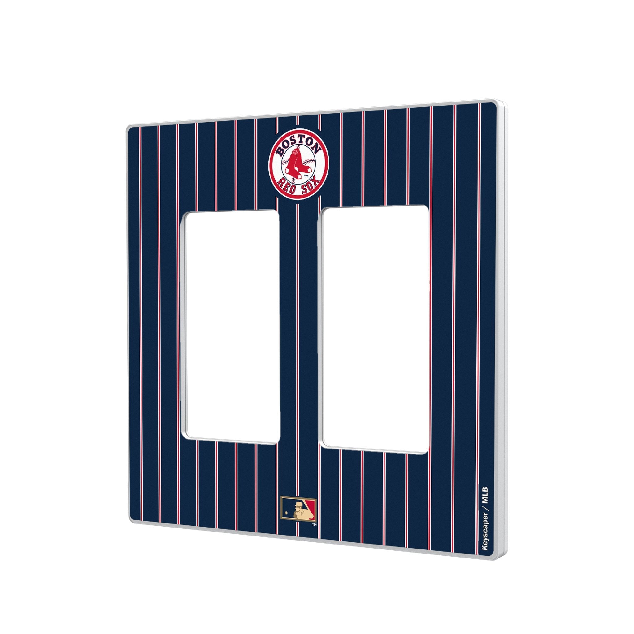 Boston Red Sox 1976-2008 - Cooperstown Collection Pinstripe Hidden-Screw Light Switch Plate 4