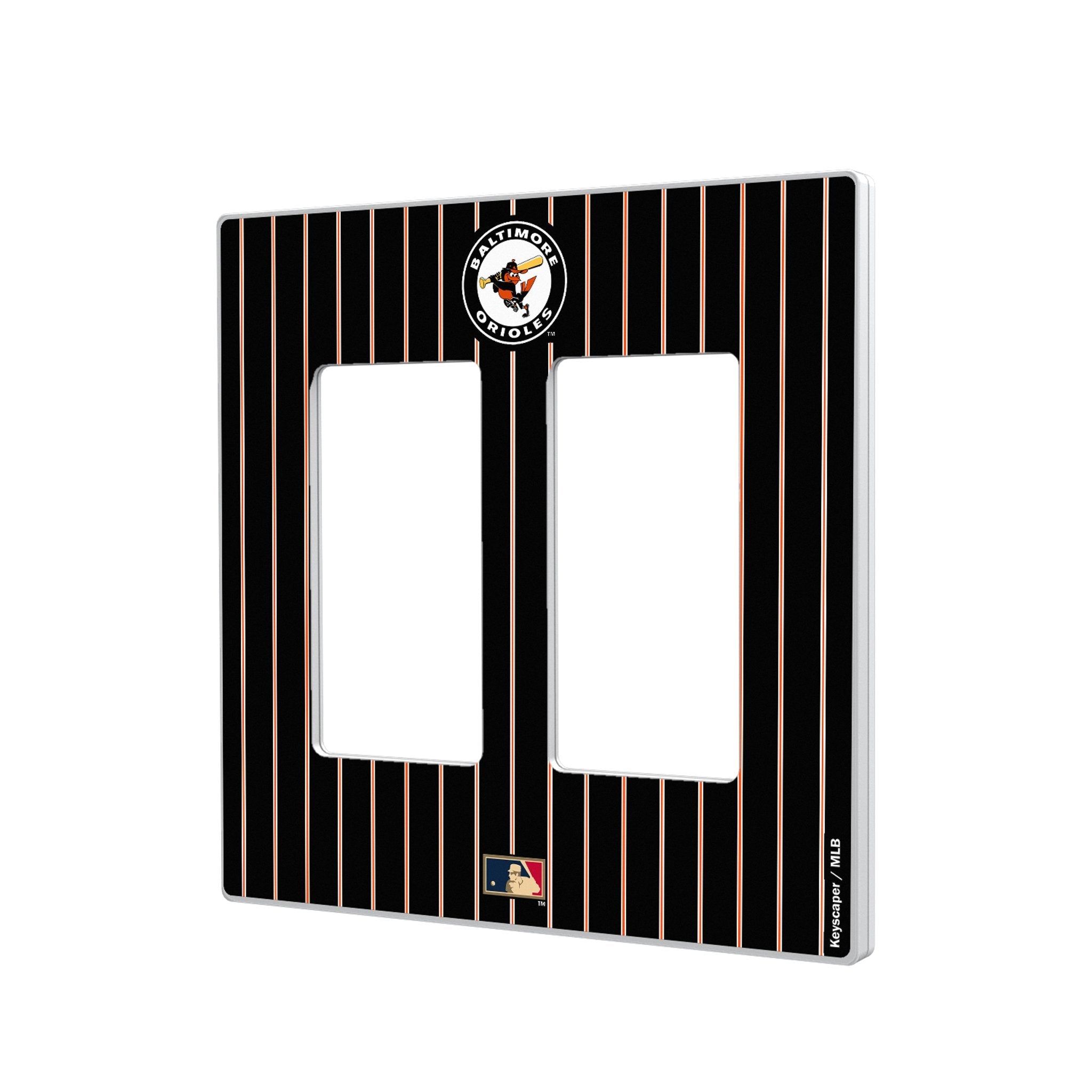 Baltimore Orioles 1966-1969 - Cooperstown Collection Pinstripe Hidden-Screw Light Switch Plate 4