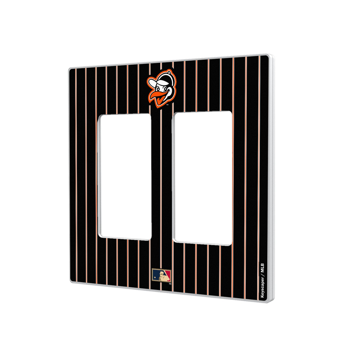 Baltimore Orioles 1955 - Cooperstown Collection Pinstripe Hidden-Screw Light Switch Plate 4