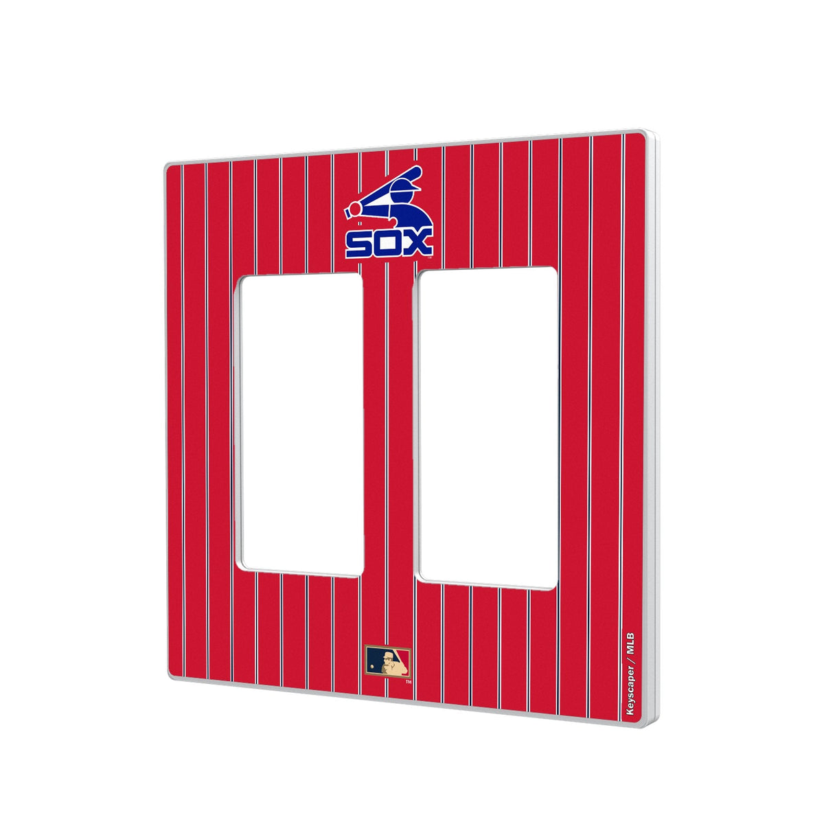 Chicago White Sox 1976-1981 - Cooperstown Collection Pinstripe Hidden-Screw Light Switch Plate 4