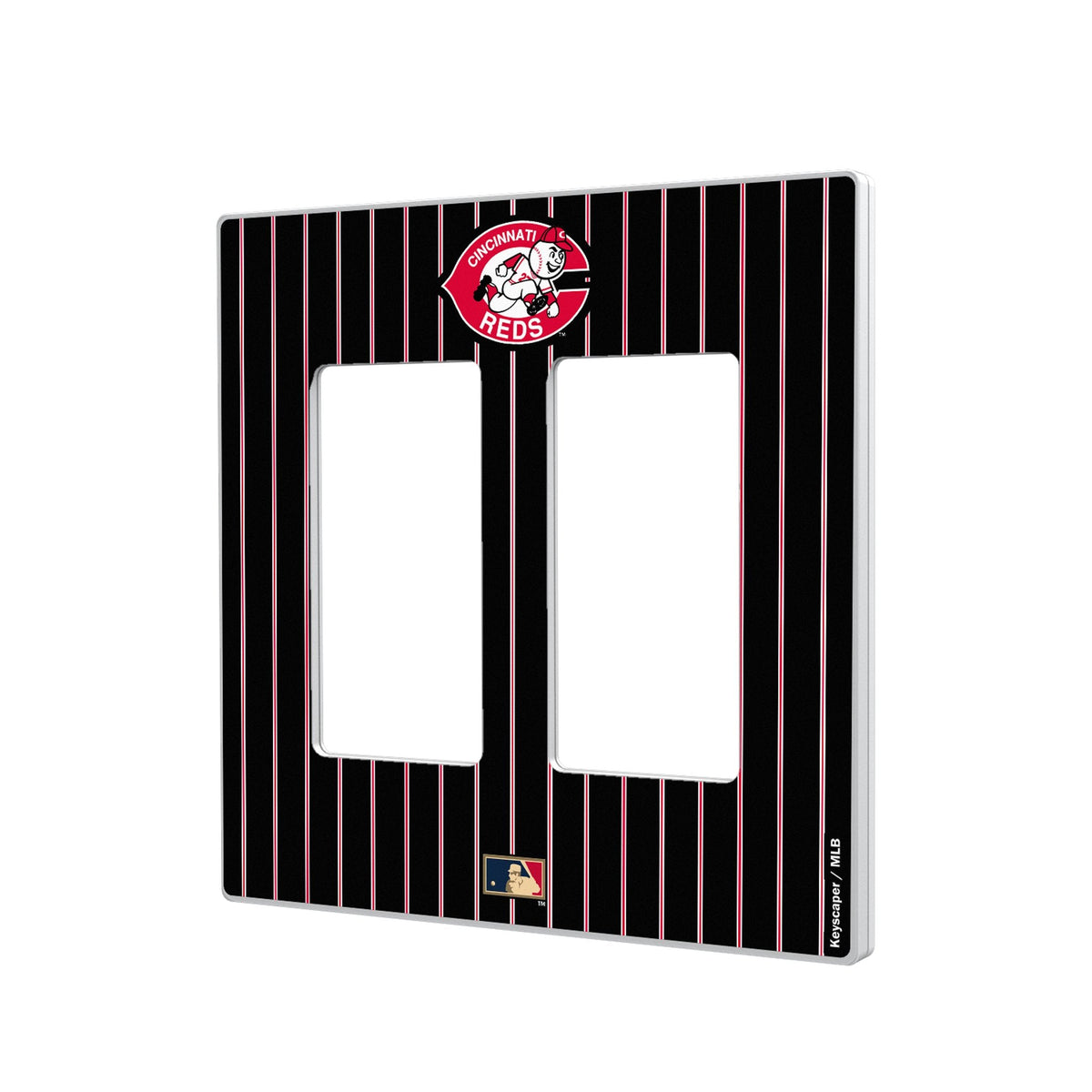 Cincinnati Reds 1974-1992 - Cooperstown Collection Pinstripe Hidden-Screw Light Switch Plate 4