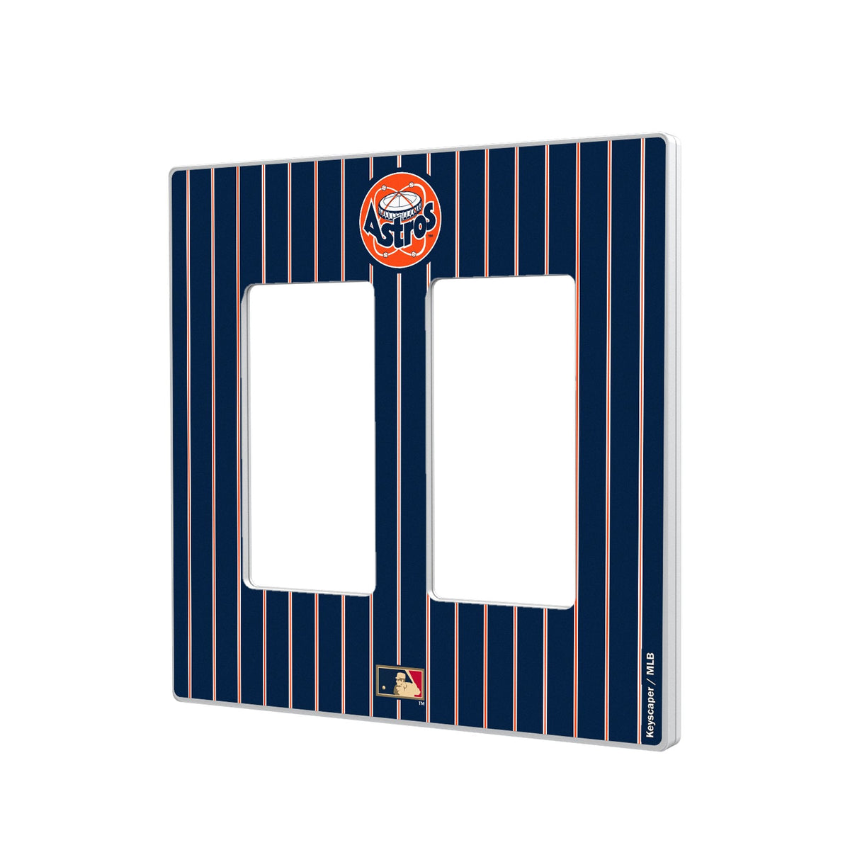 Houston Astros 1977-1993 - Cooperstown Collection Pinstripe Hidden-Screw Light Switch Plate 4