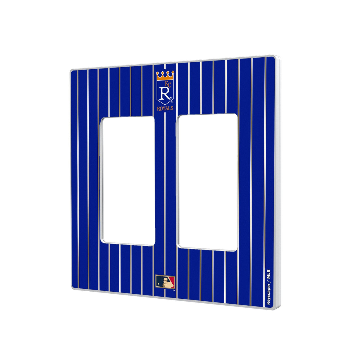 Kansas City Royals 1969-1978 - Cooperstown Collection Pinstripe Hidden-Screw Light Switch Plate 4