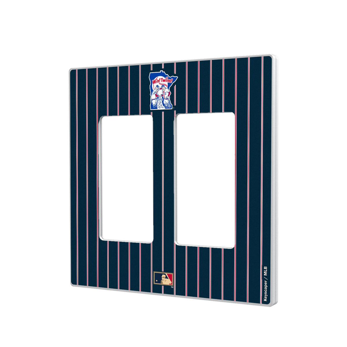 Minnesota Twins 1976-1986 - Cooperstown Collection Pinstripe Hidden-Screw Light Switch Plate 4