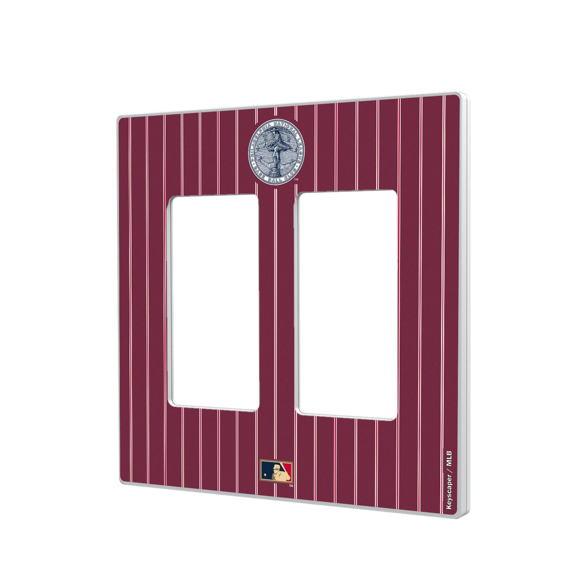 Philadelphia Phillies 1915-1943 - Cooperstown Collection Pinstripe Hidden-Screw Light Switch Plate 4