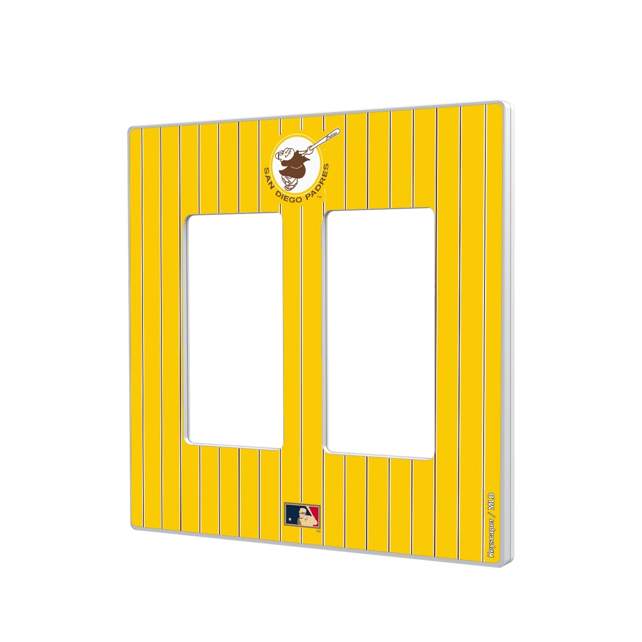 San Diego Padres 1969-1984 - Cooperstown Collection Pinstripe Hidden-Screw Light Switch Plate 4