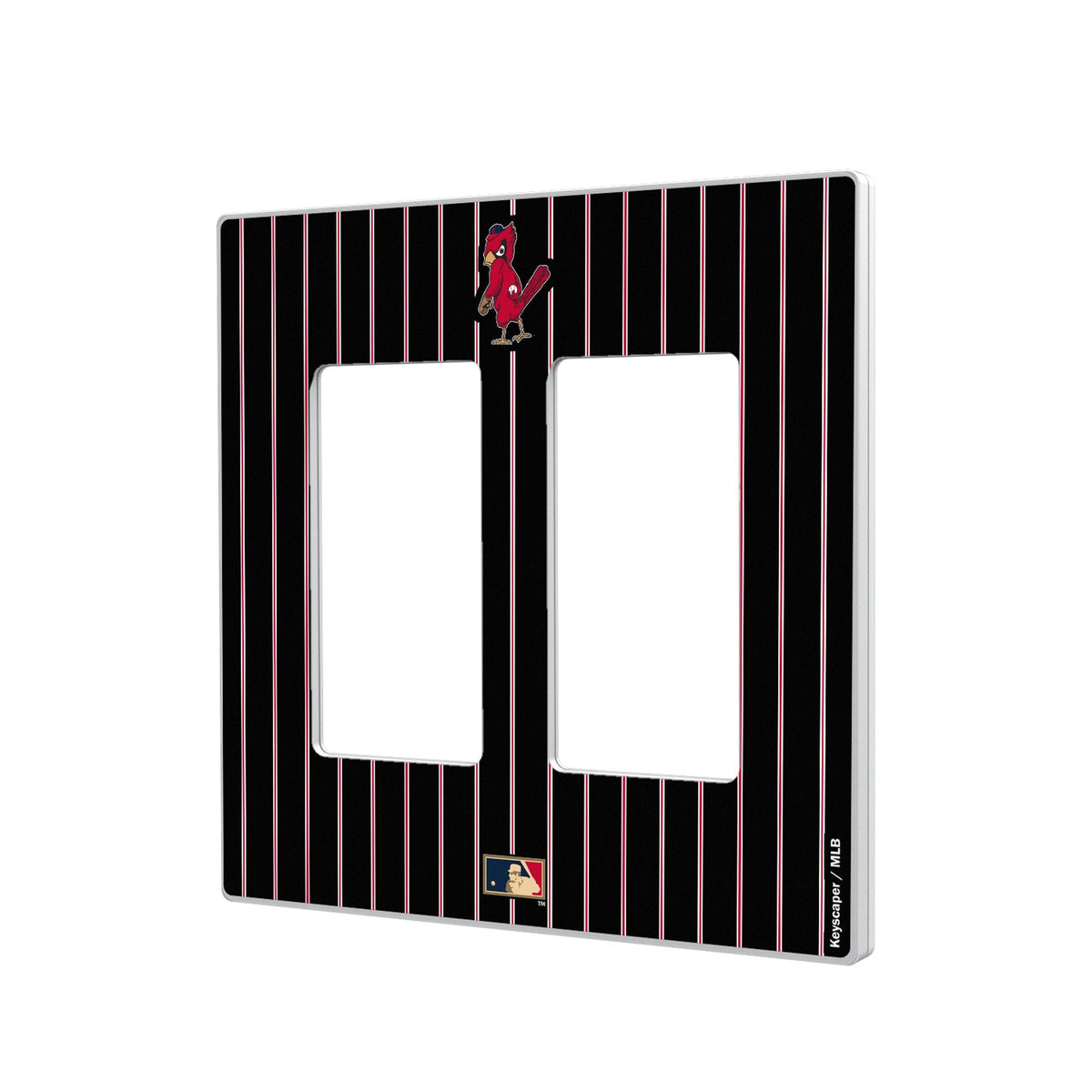 St Louis Cardinals 1950s - Cooperstown Collection Pinstripe Hidden-Screw Light Switch Plate 4