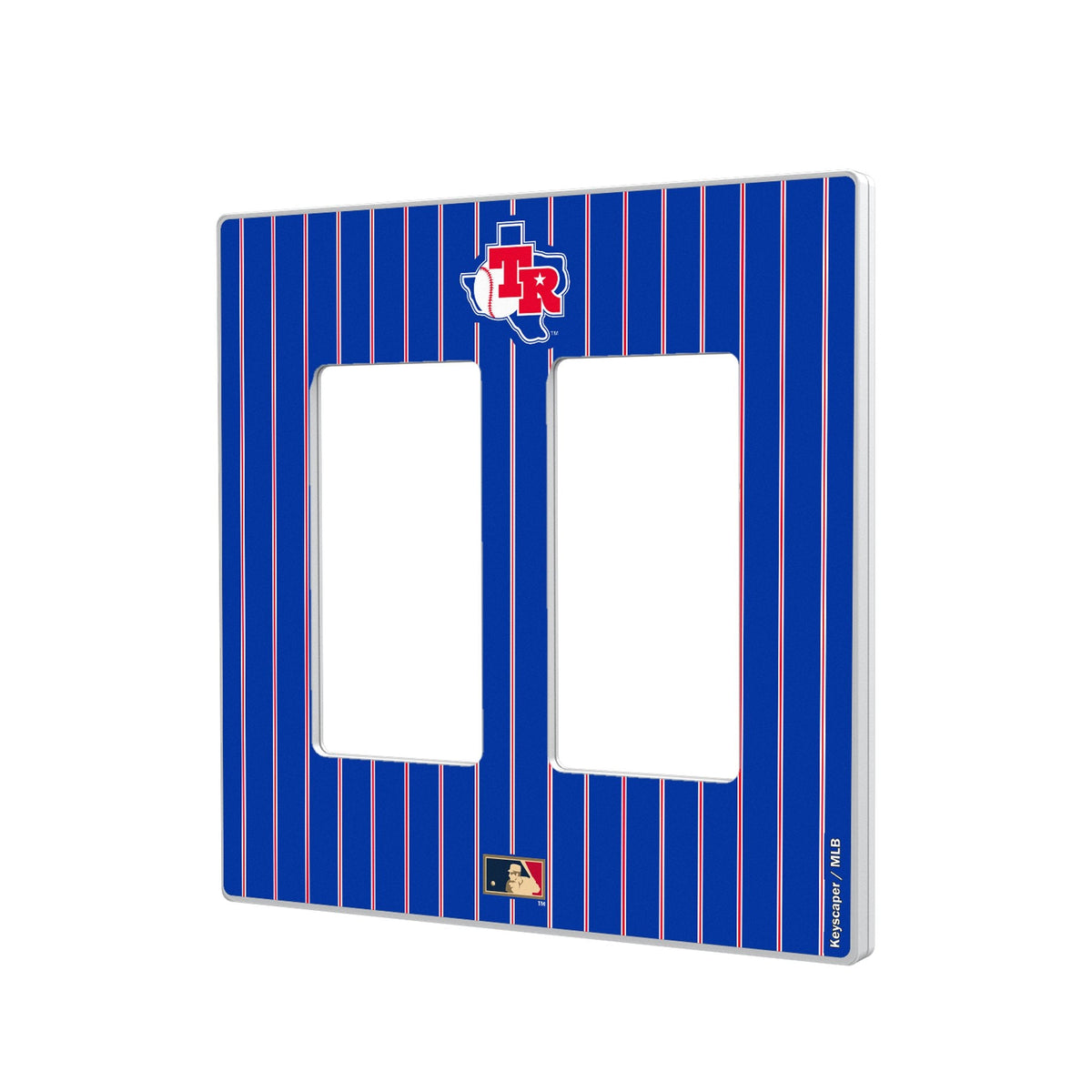 Texas Rangers 1981-1983 - Cooperstown Collection Pinstripe Hidden-Screw Light Switch Plate 4