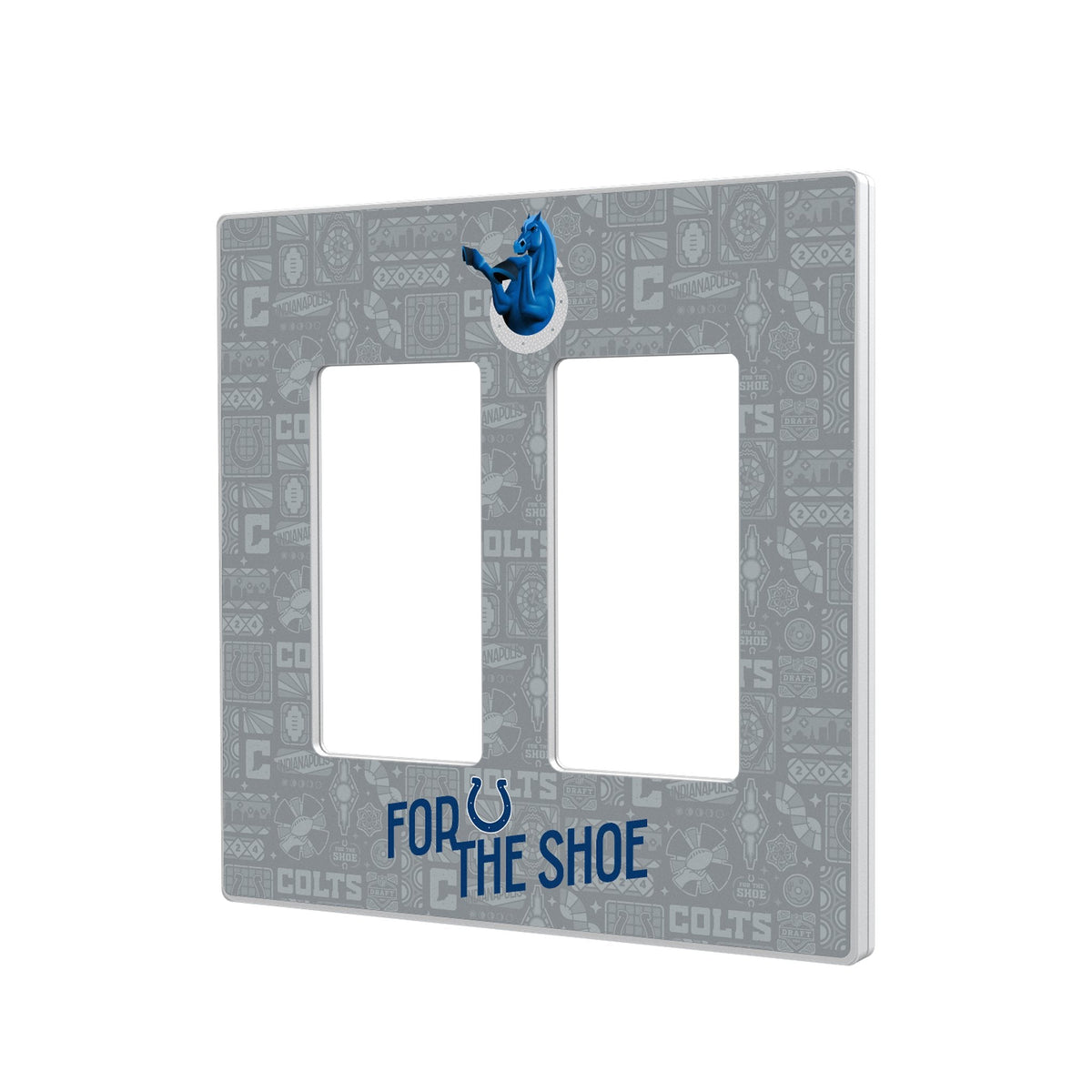 Indianapolis Colts 2024 Illustrated Limited Edition Hidden-Screw Light Switch Plate 4