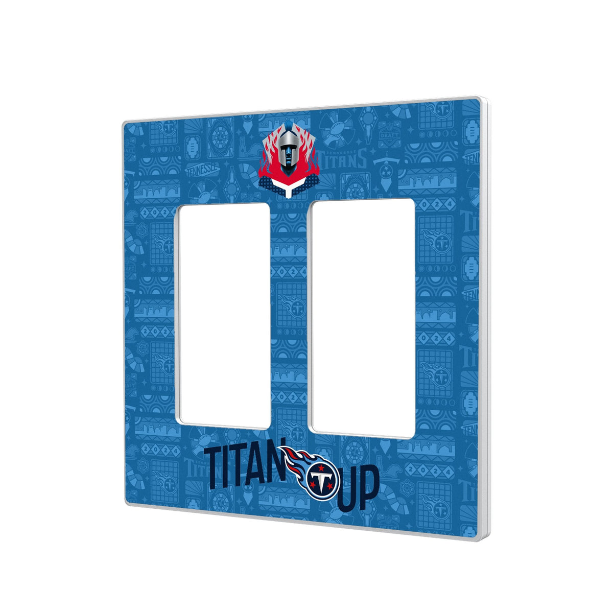 Tennessee Titans 2024 Illustrated Limited Edition Hidden-Screw Light Switch Plate 4