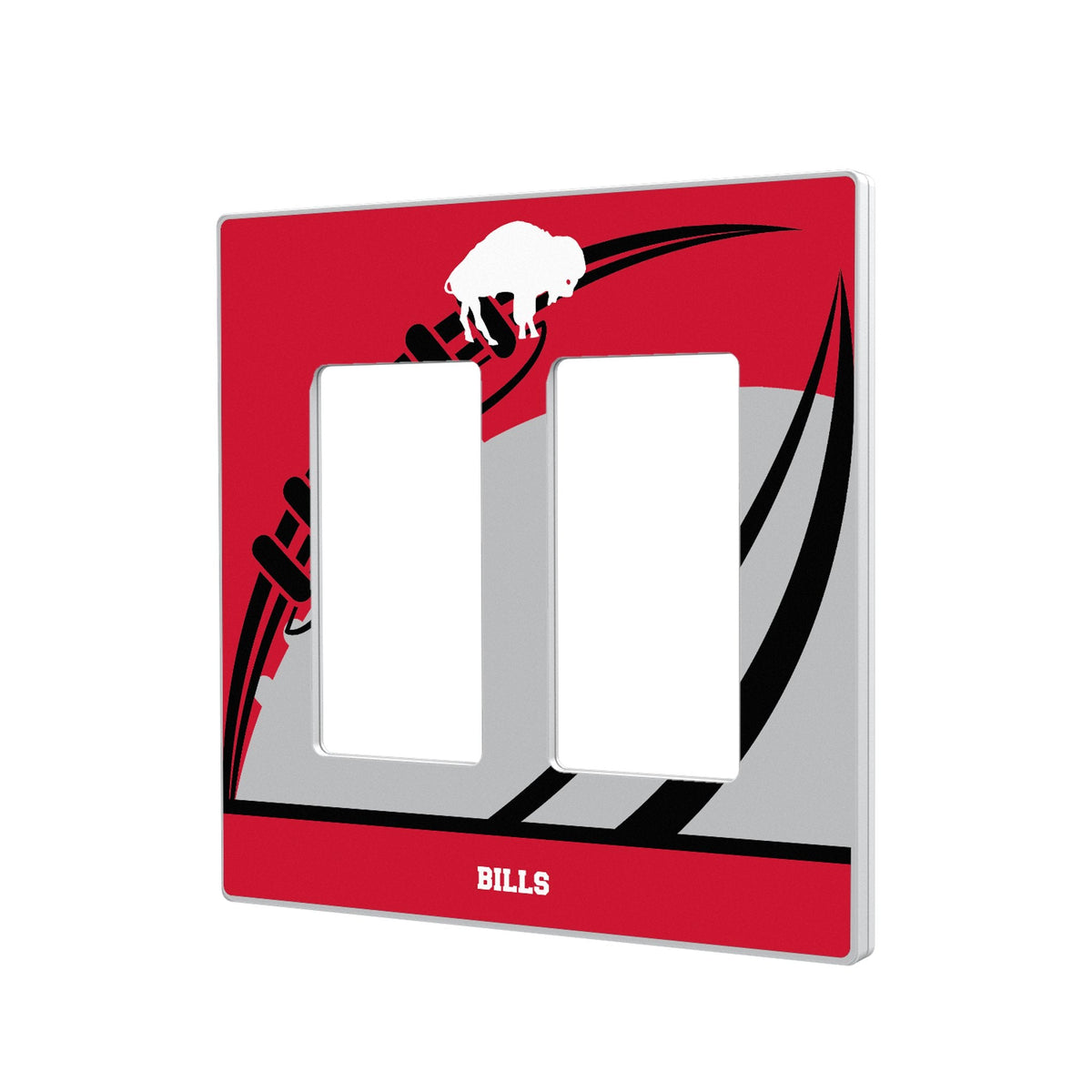 Buffalo Bills Historic Collection Passtime Hidden-Screw Light Switch Plate 4