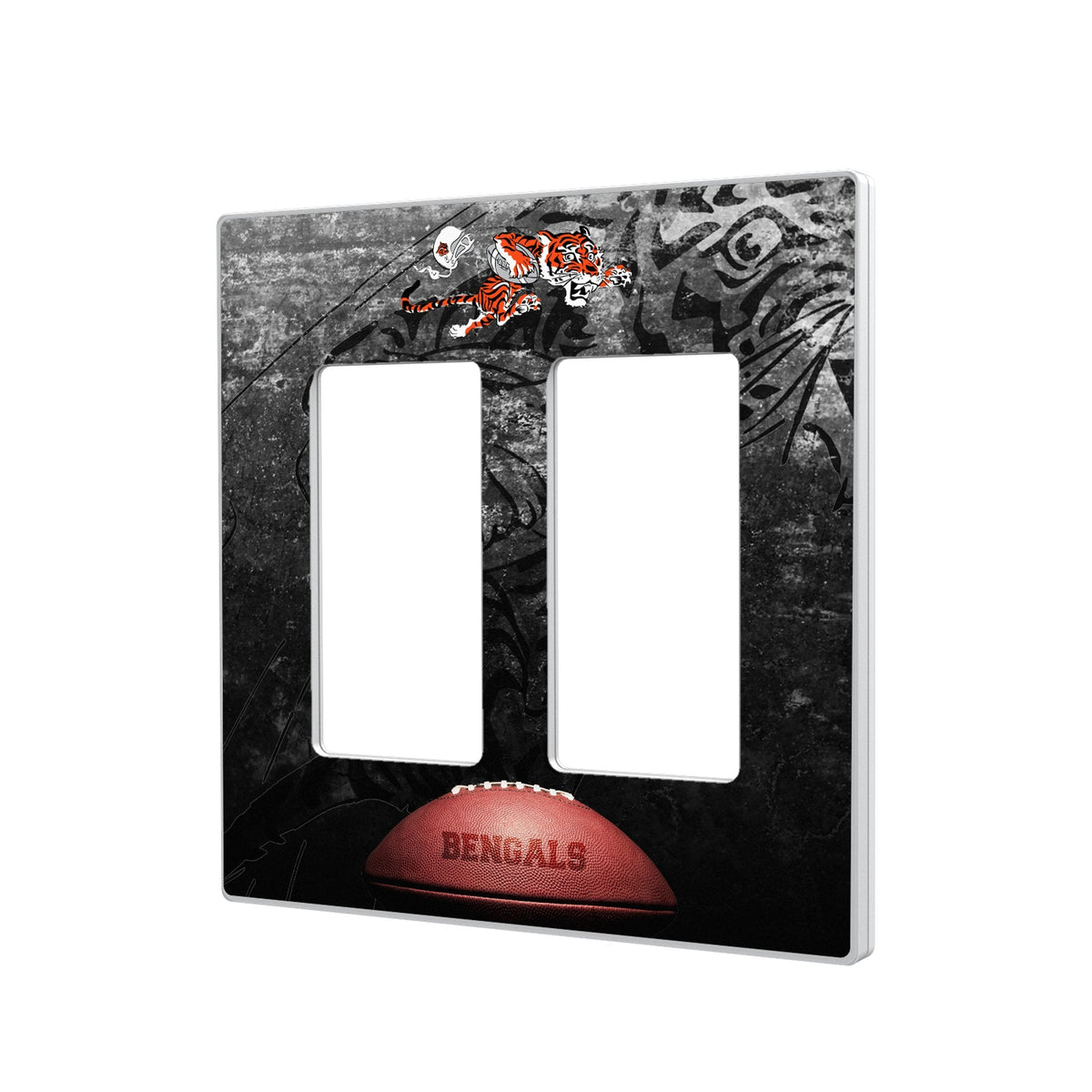 Cincinnati Bengals Historic Collection Legendary Hidden-Screw Light Switch Plate 4
