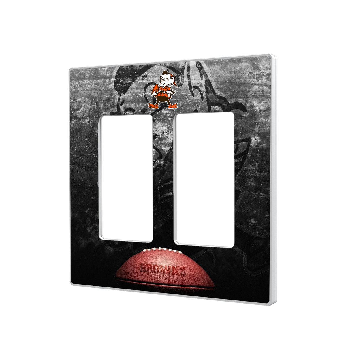 Cleveland Browns Historic Collection Legendary Hidden-Screw Light Switch Plate 4