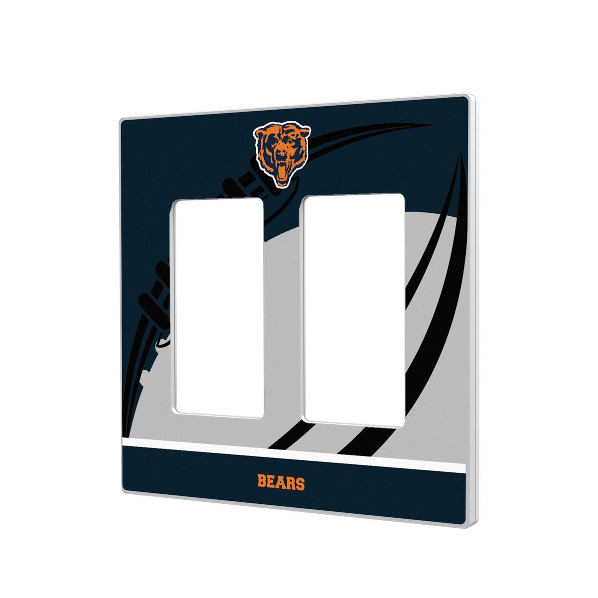 Chicago Bears 1946 Historic Collection Passtime Hidden-Screw Light Switch Plate 4